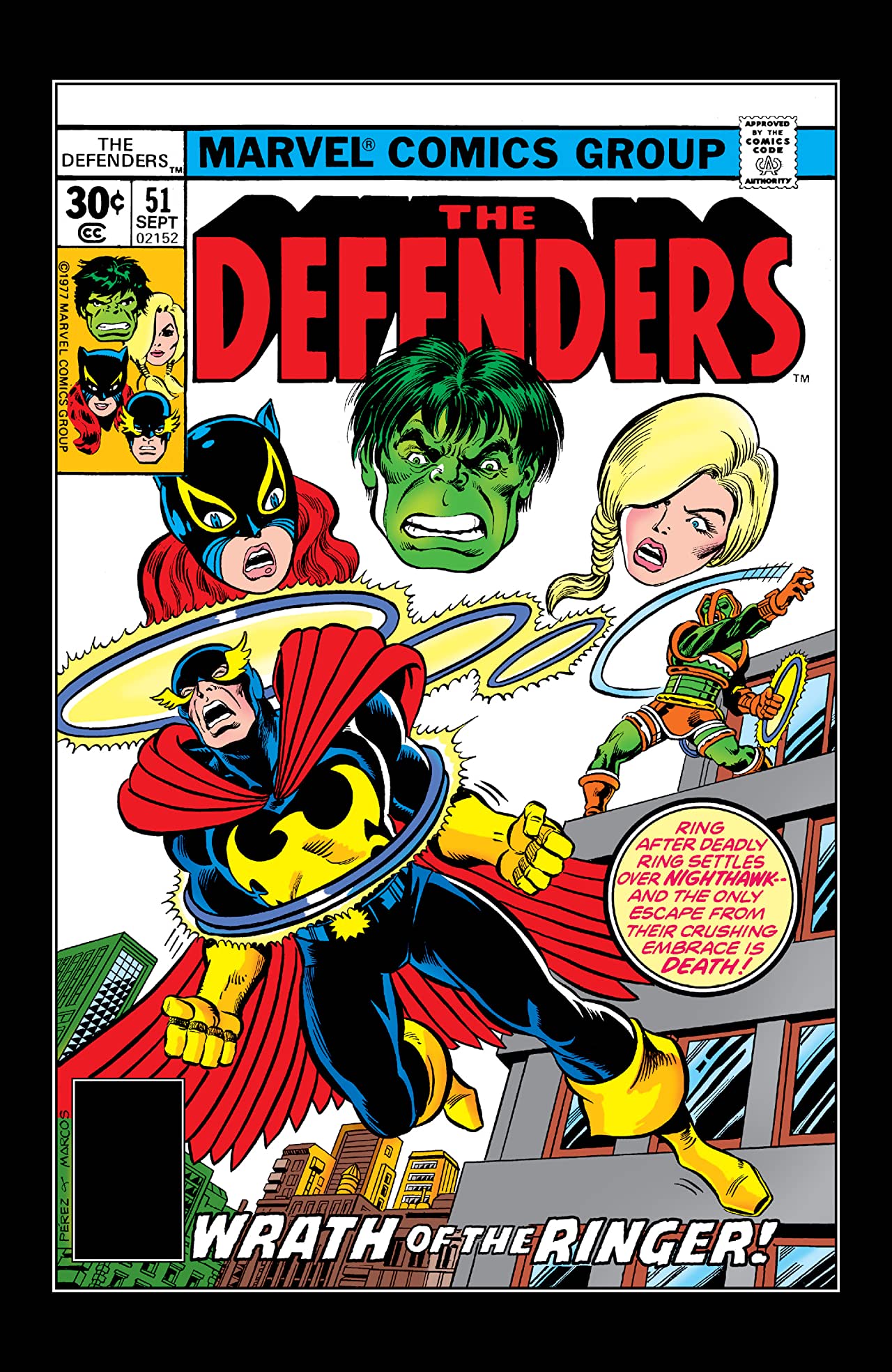 The Defenders (1972) #51 cover