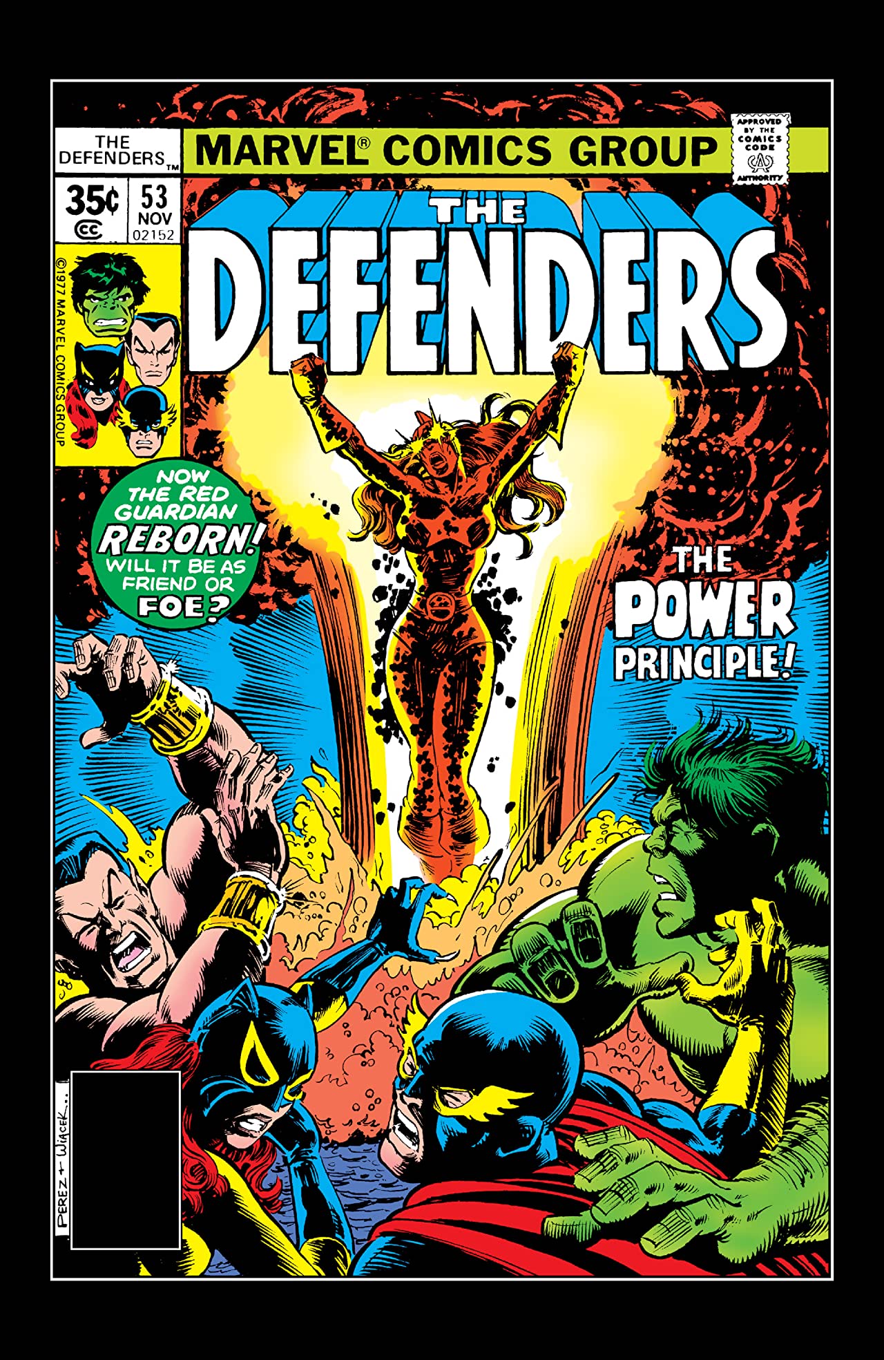 The Defenders (1972) #53 cover