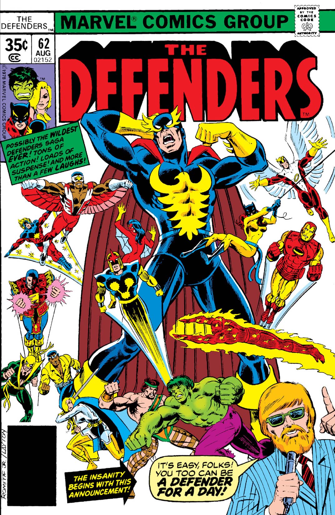 The Defenders (1972) #62 cover