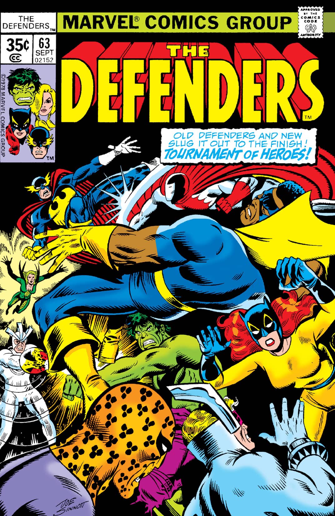The Defenders (1972) #63 cover