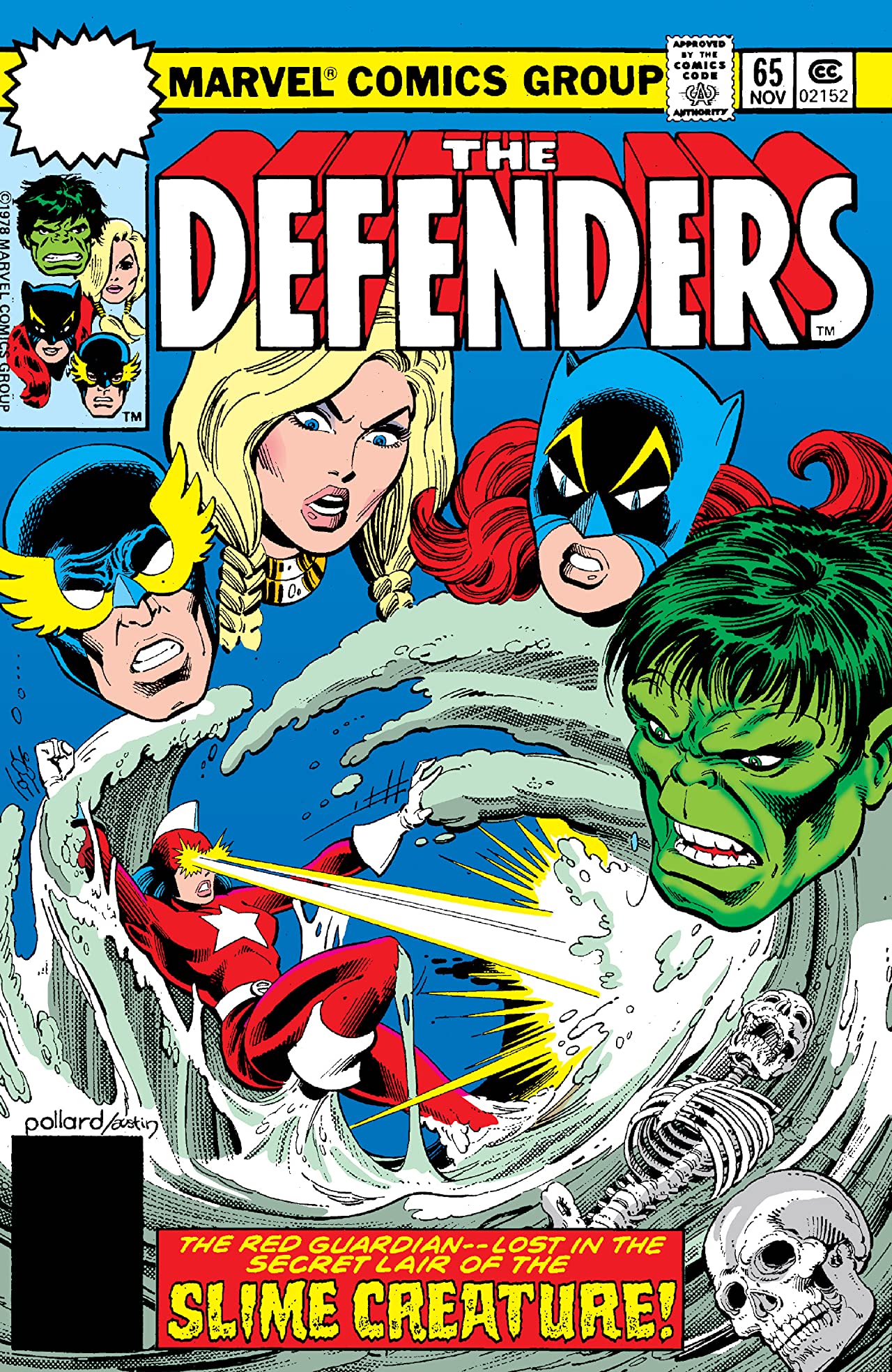 The Defenders (1972) #65 cover