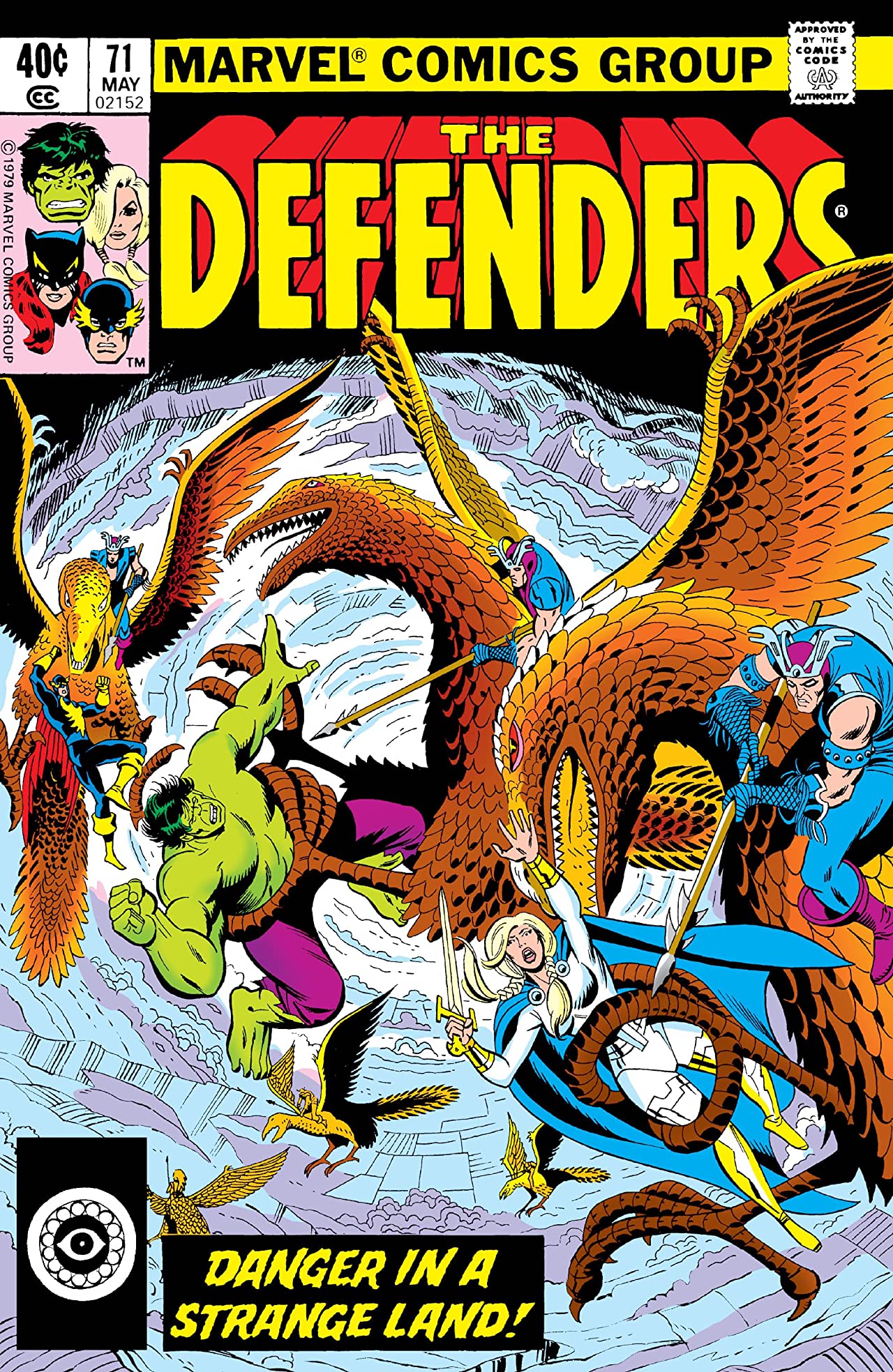 The Defenders (1972) #71 cover