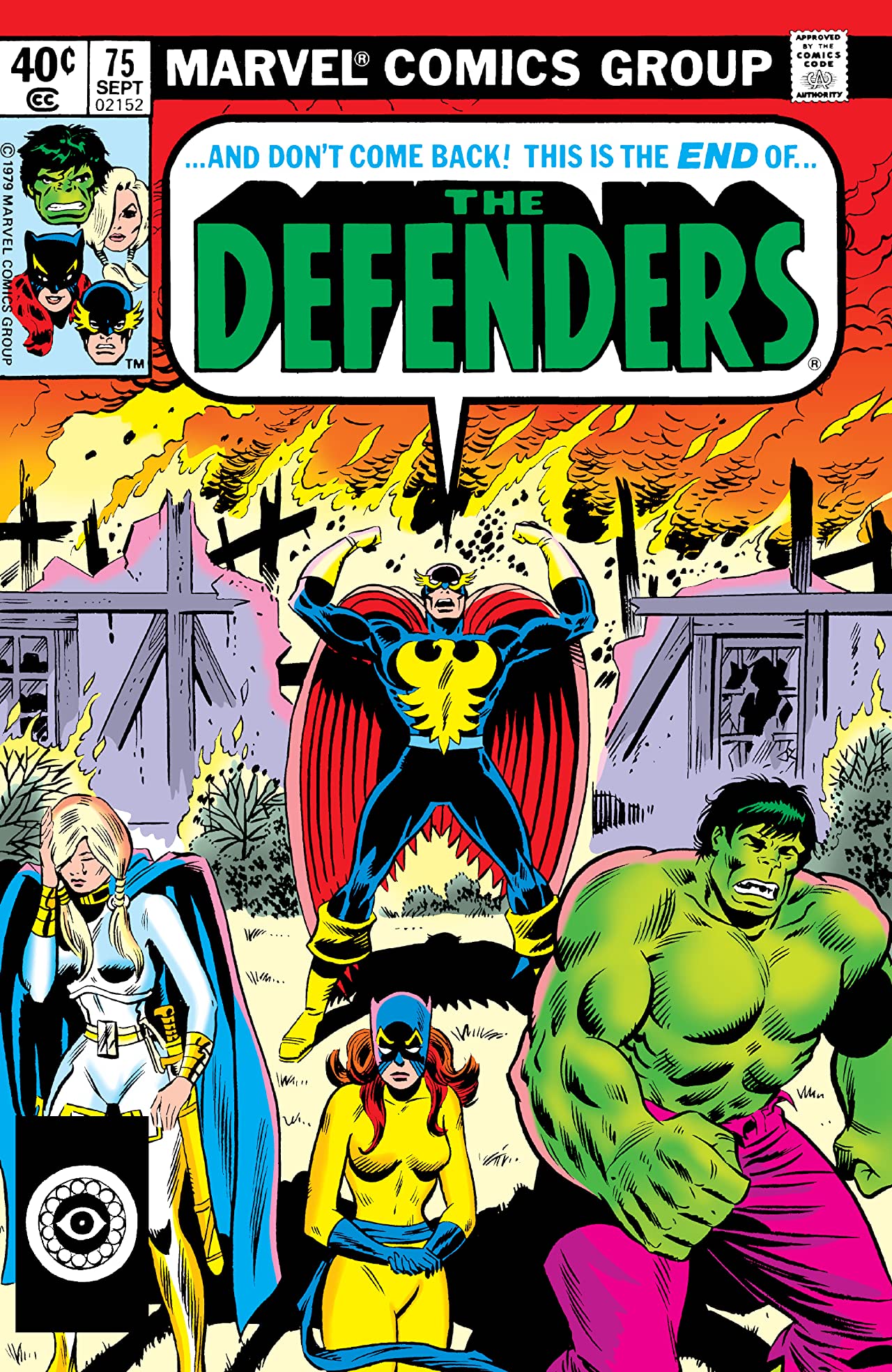 The Defenders (1972) #75 cover