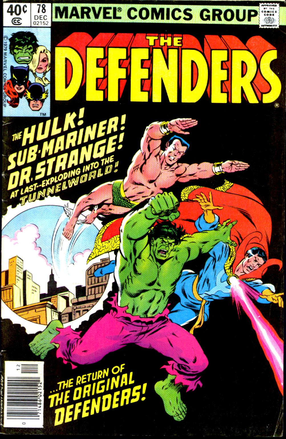 The Defenders (1972) #78 cover