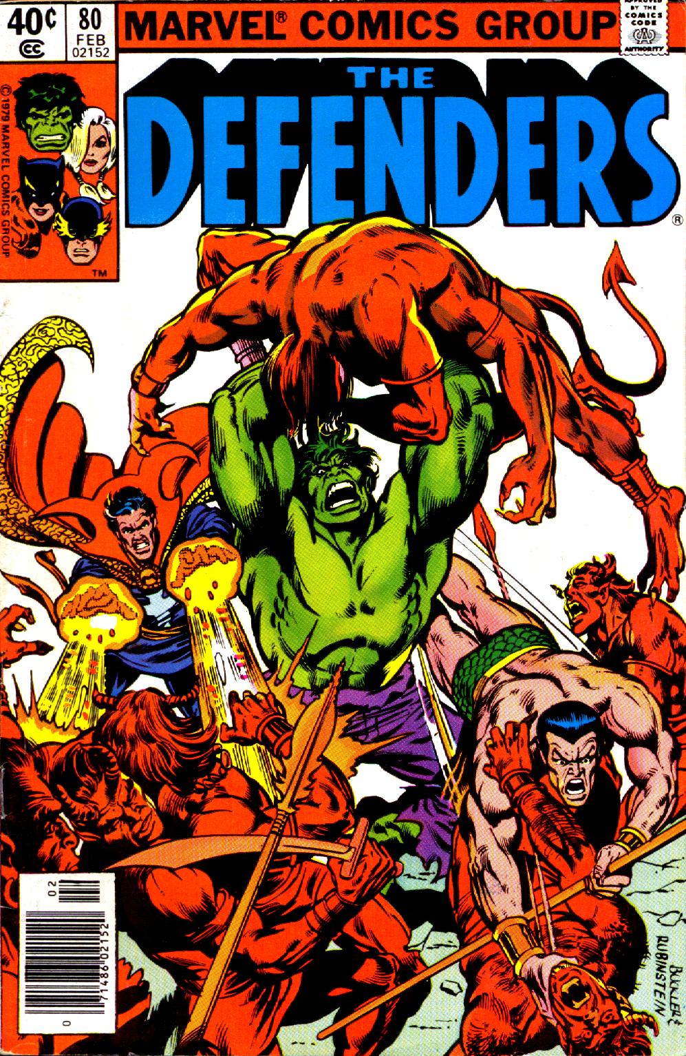 The Defenders (1972) #80 cover