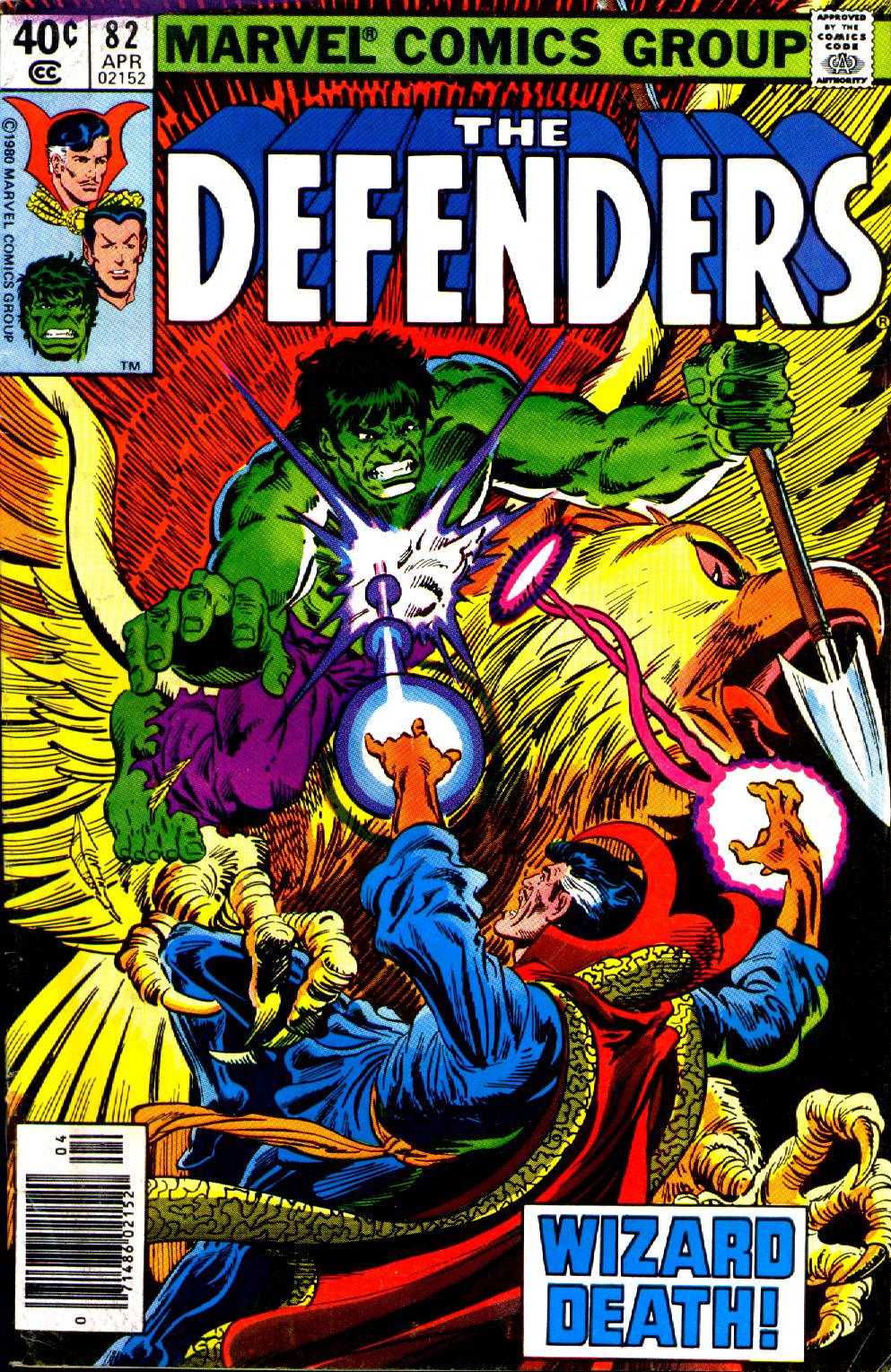 The Defenders (1972) #82 cover