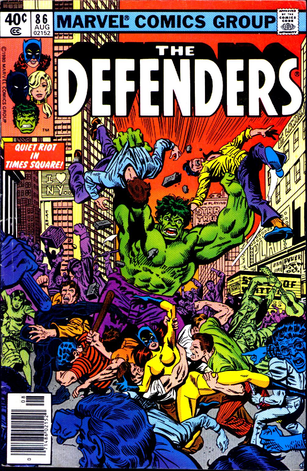 The Defenders (1972) #86 cover
