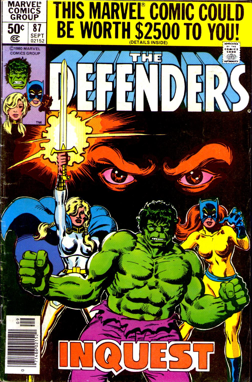 The Defenders (1972) #87 cover