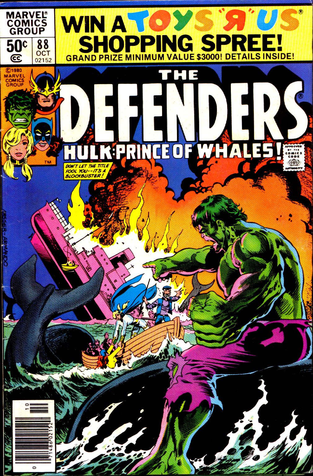 The Defenders (1972) #88 cover