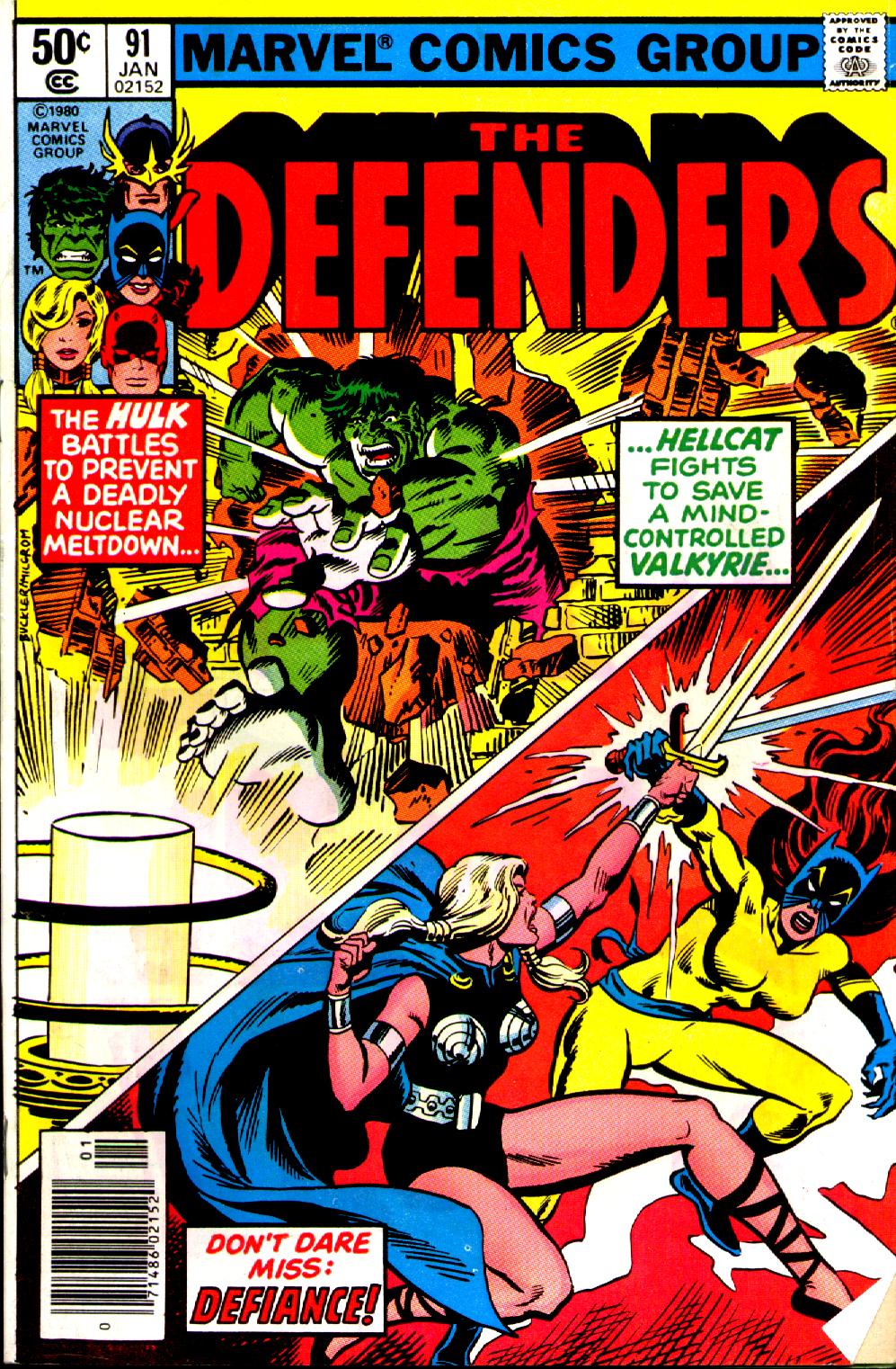 The Defenders (1972) #91 cover