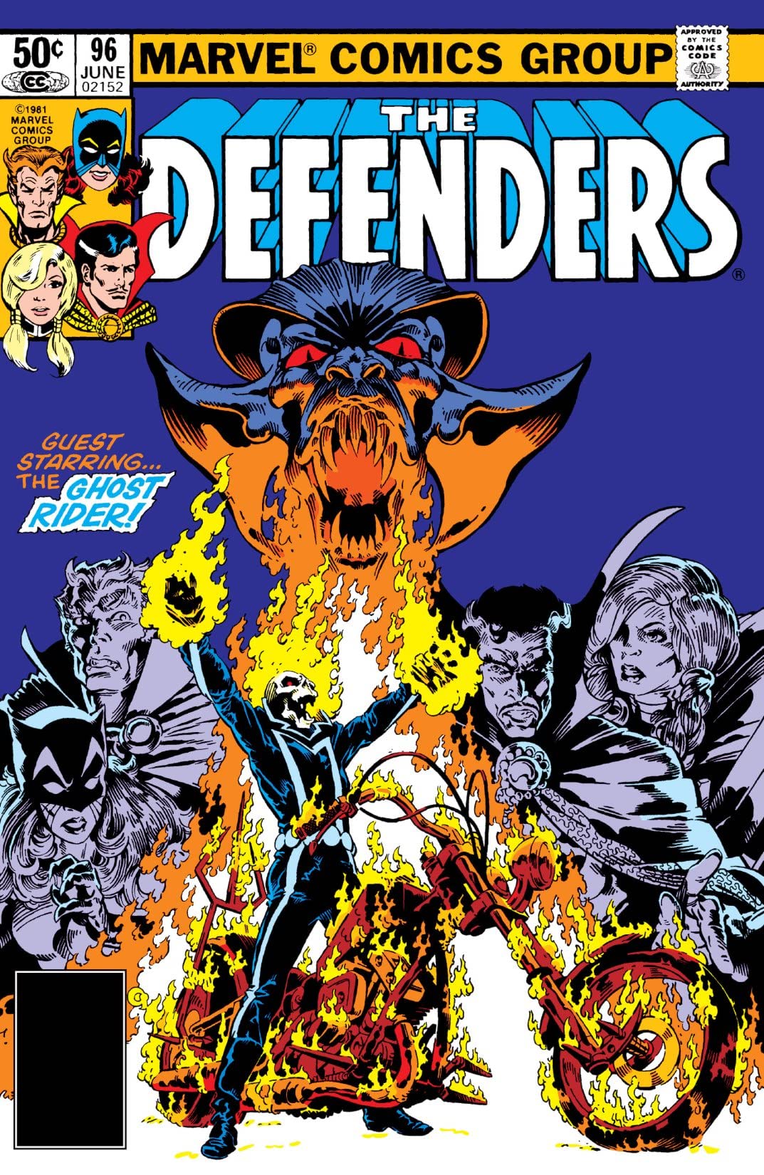 The Defenders (1972) #96 cover