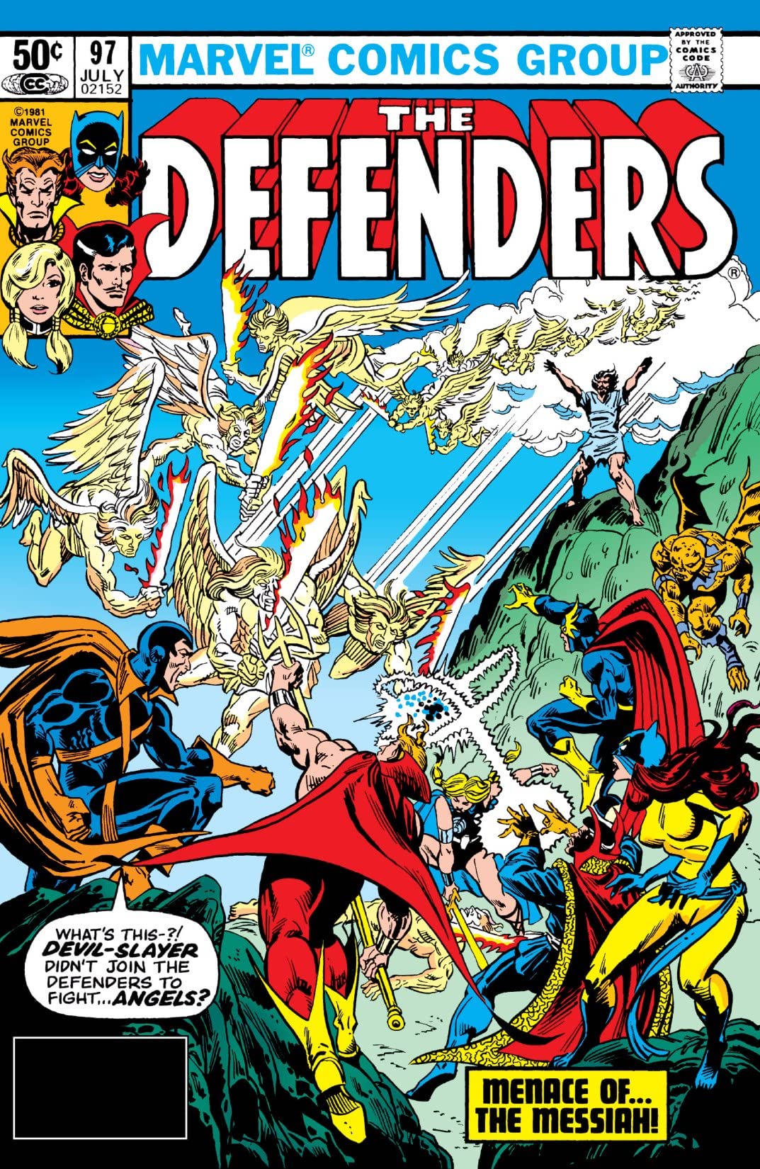 The Defenders (1972) #97 cover