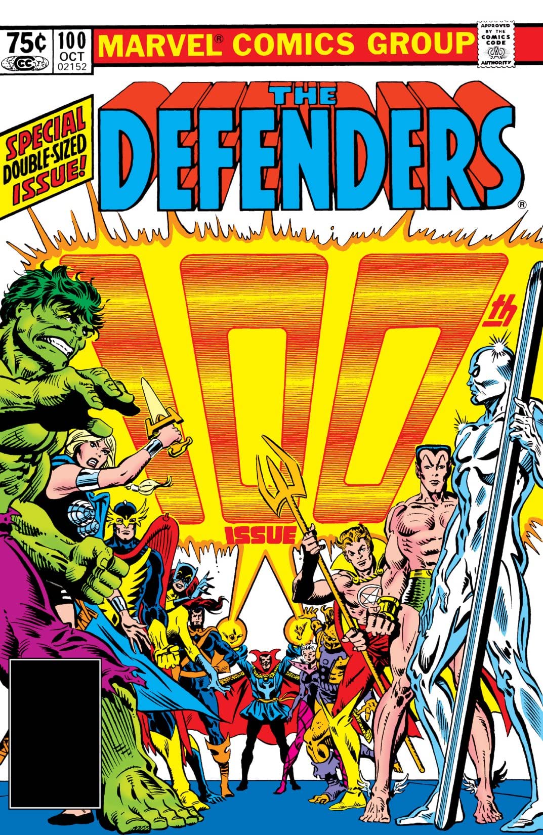 The Defenders (1972) #100 cover