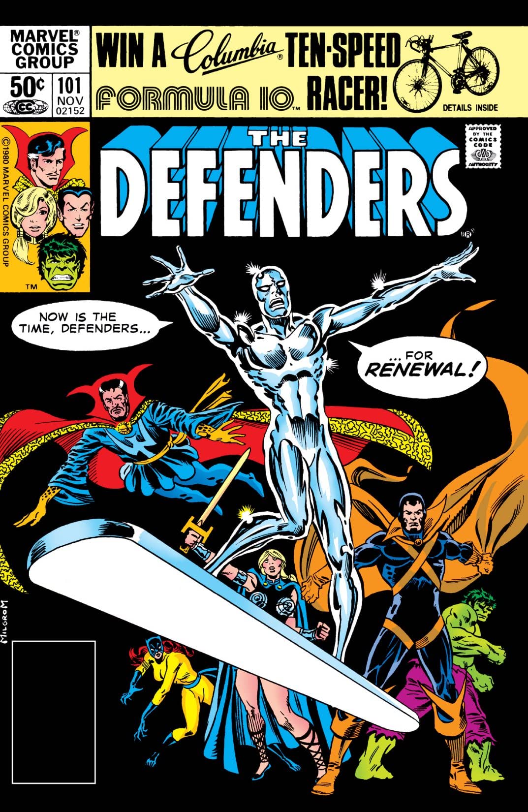 The Defenders (1972) #101 cover