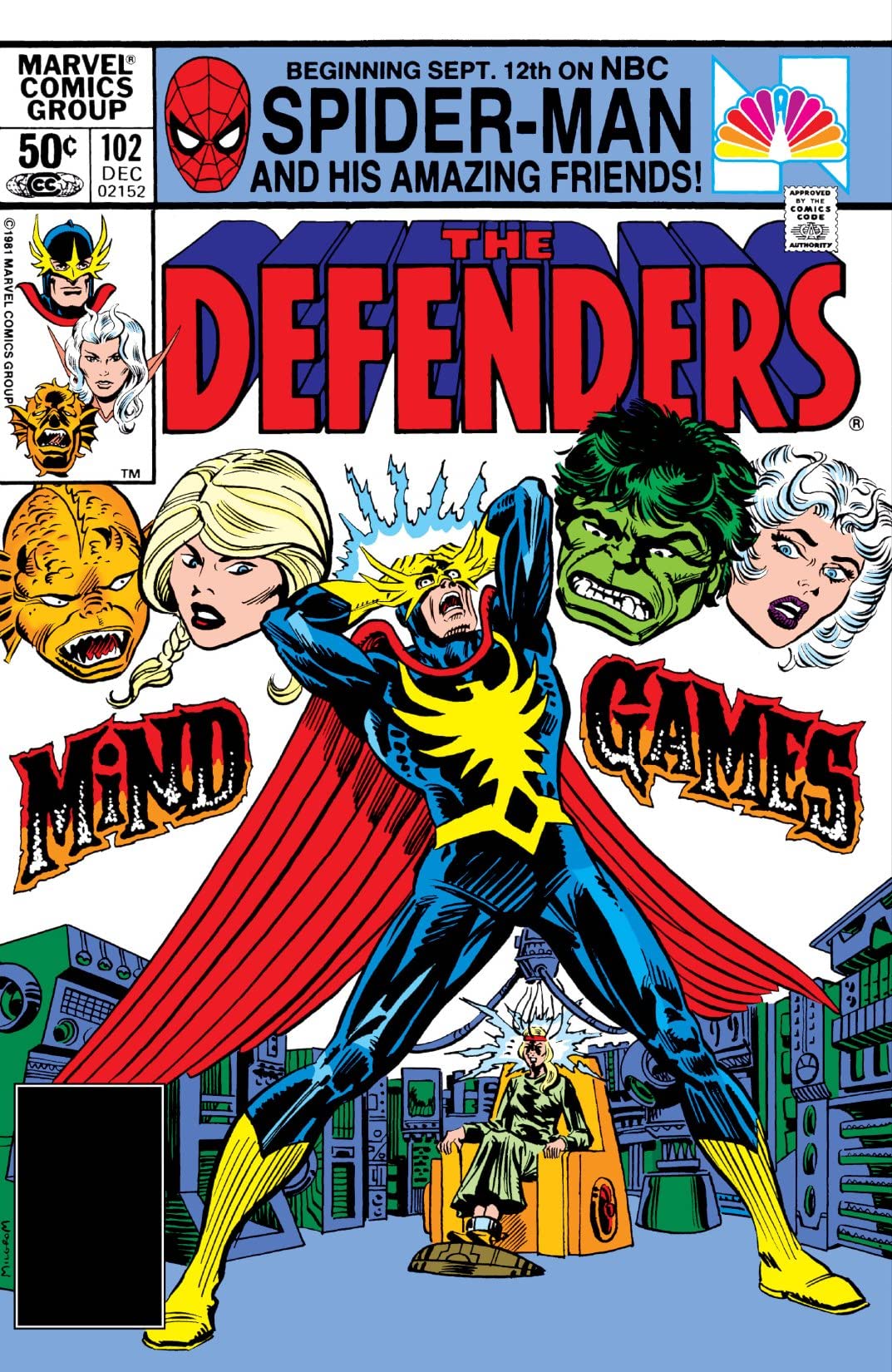 The Defenders (1972) #102 cover