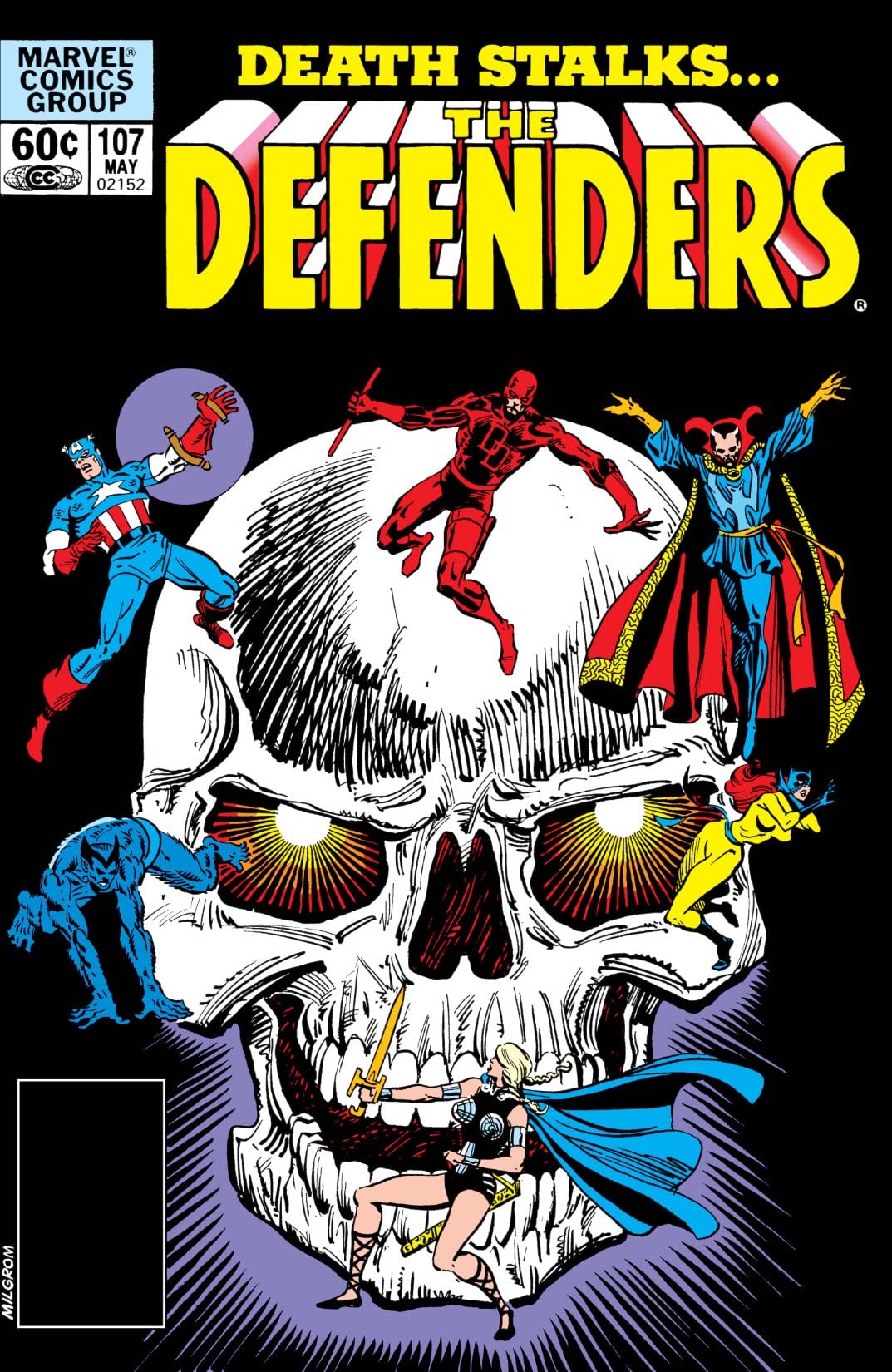 The Defenders (1972) #107 cover