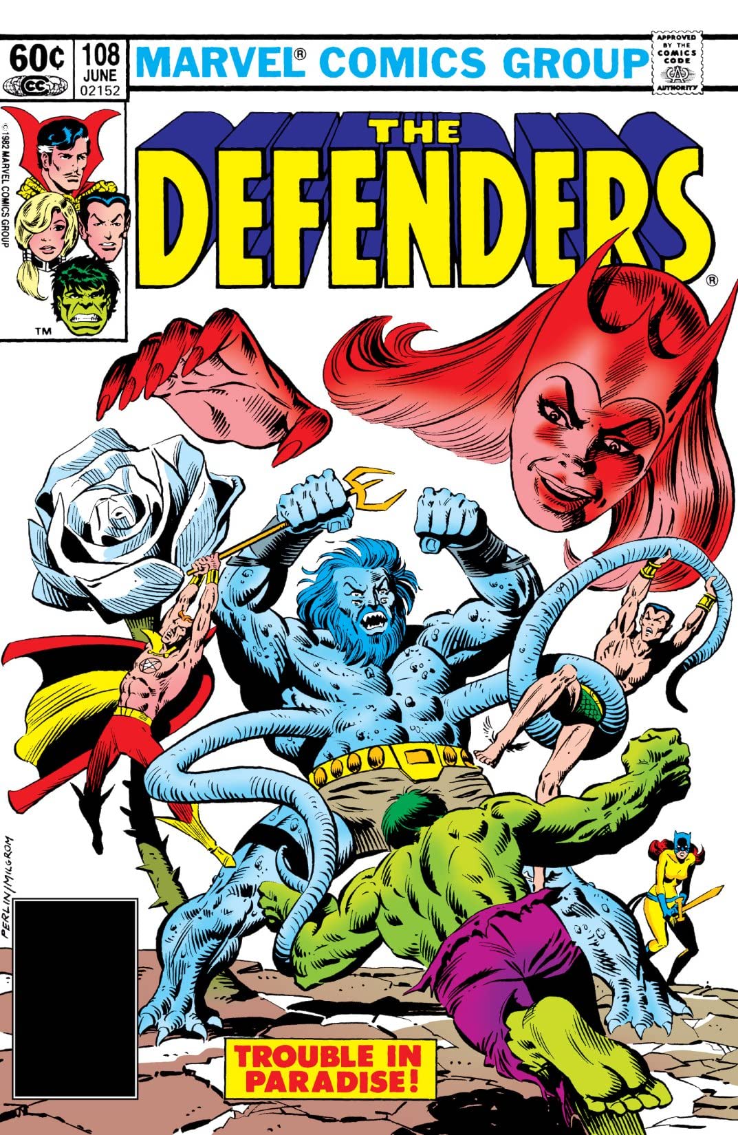 The Defenders (1972) #108 cover