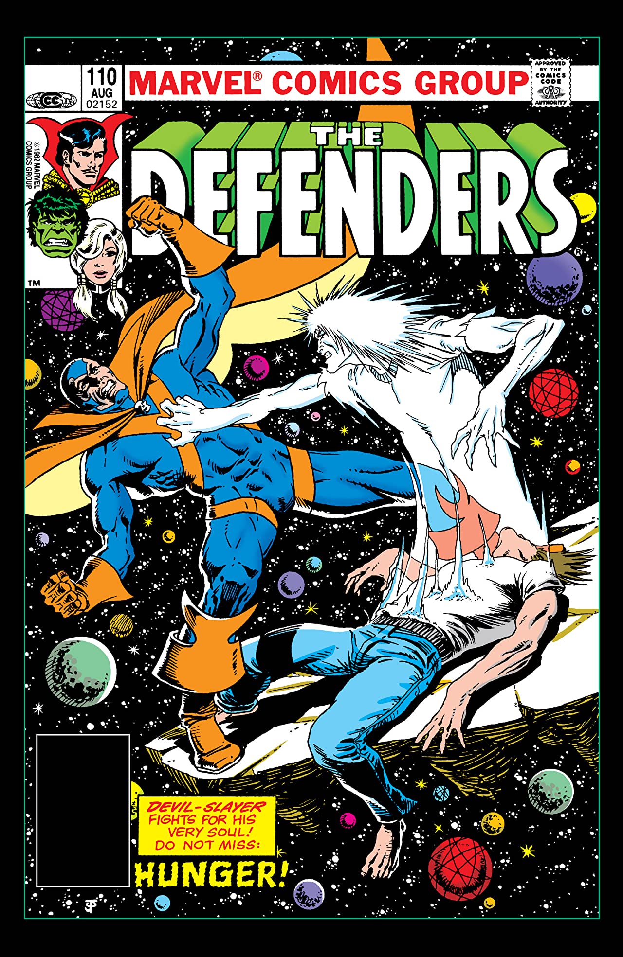 The Defenders (1972) #110 cover