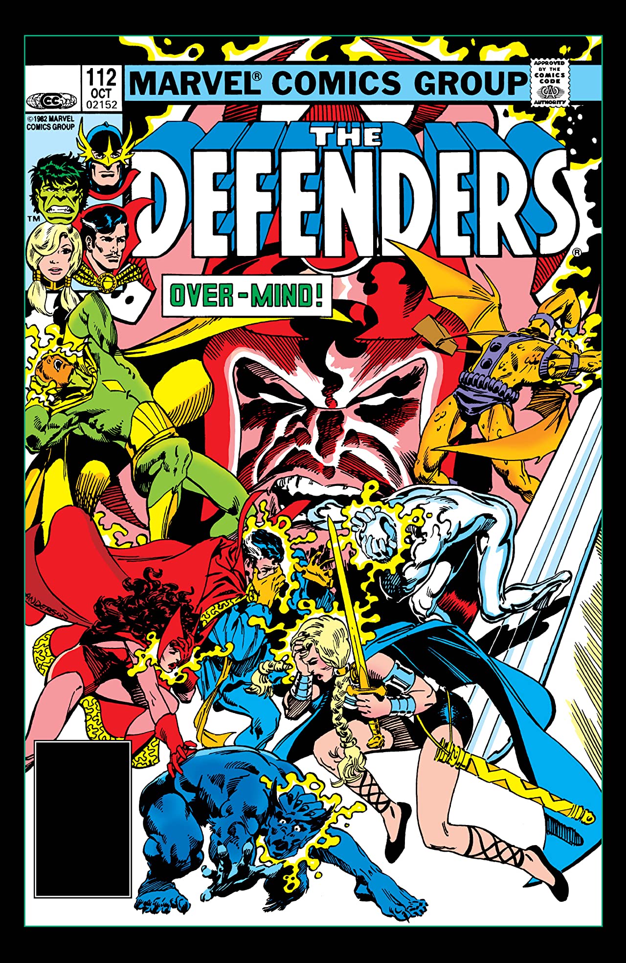 The Defenders (1972) #112 cover