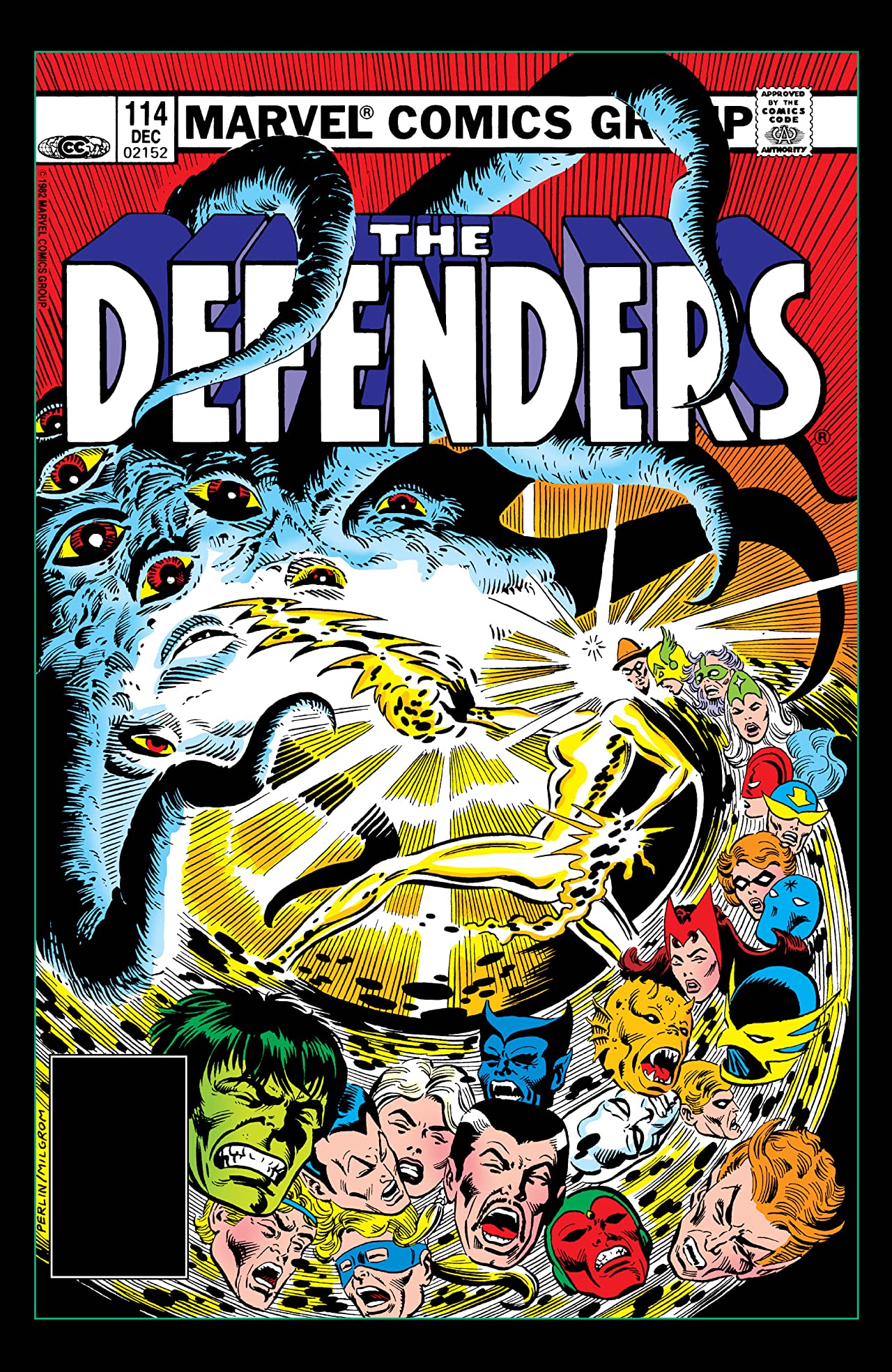 The Defenders (1972) #114 cover