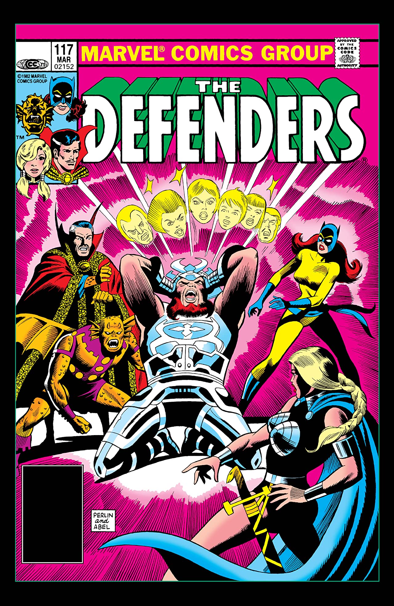 The Defenders (1972) #117 cover