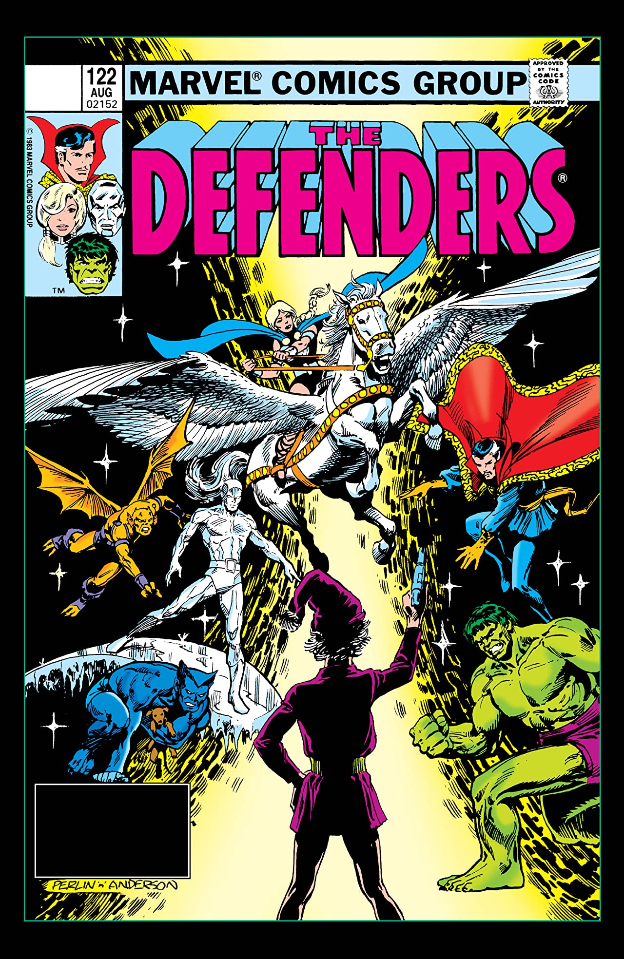 The Defenders (1972) #122 cover