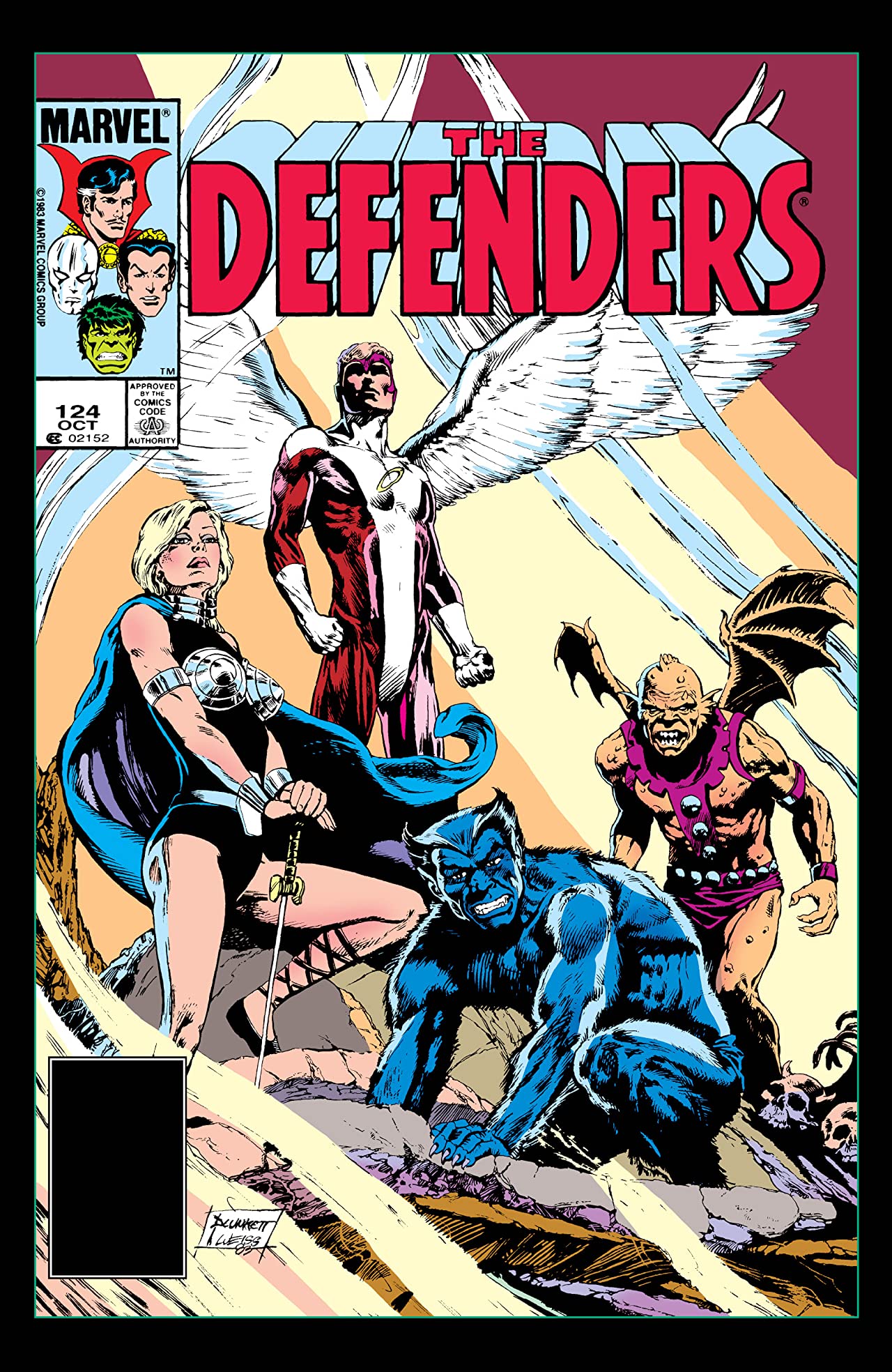 The Defenders (1972) #124 cover