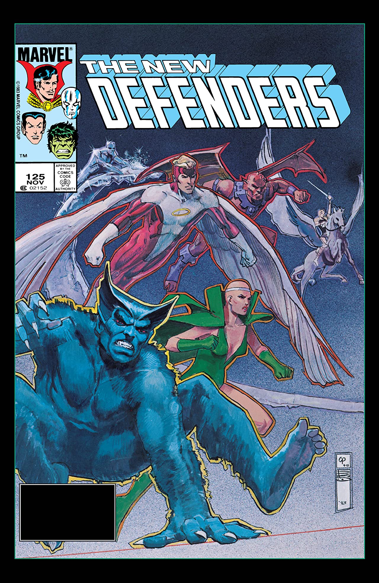 The Defenders (1972) #125 cover