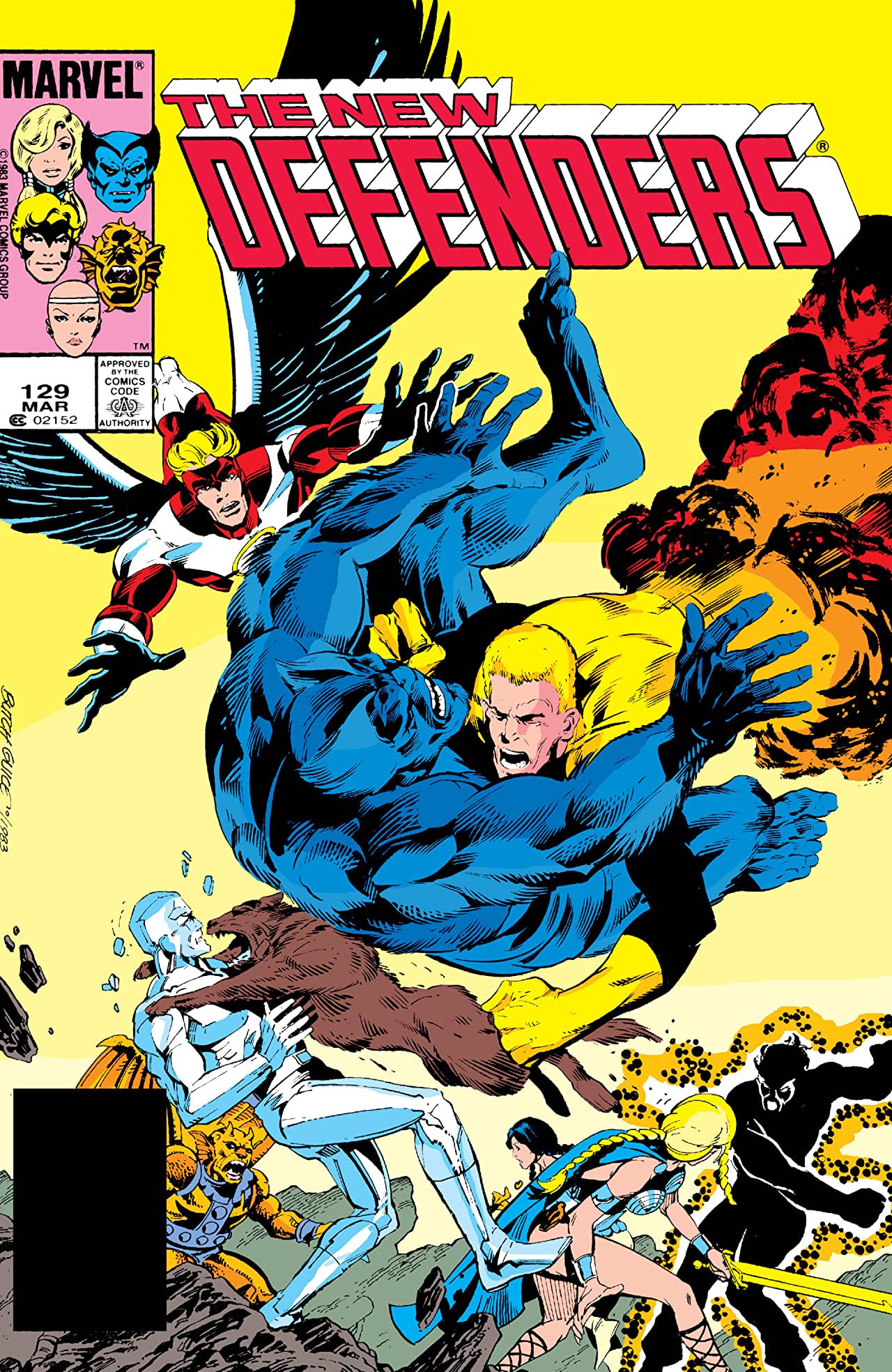 The Defenders (1972) #129 cover