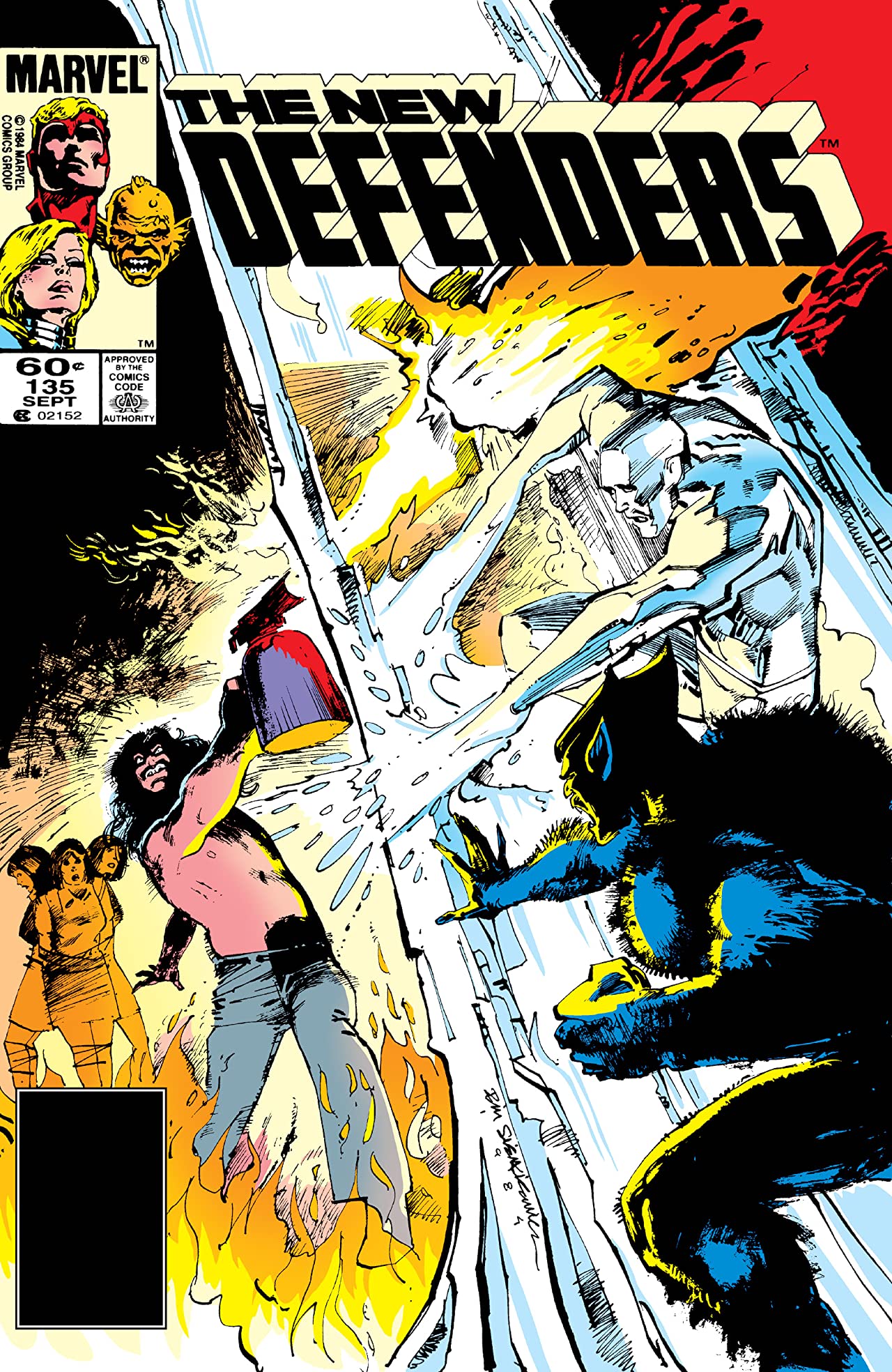 The Defenders (1972) #135 cover