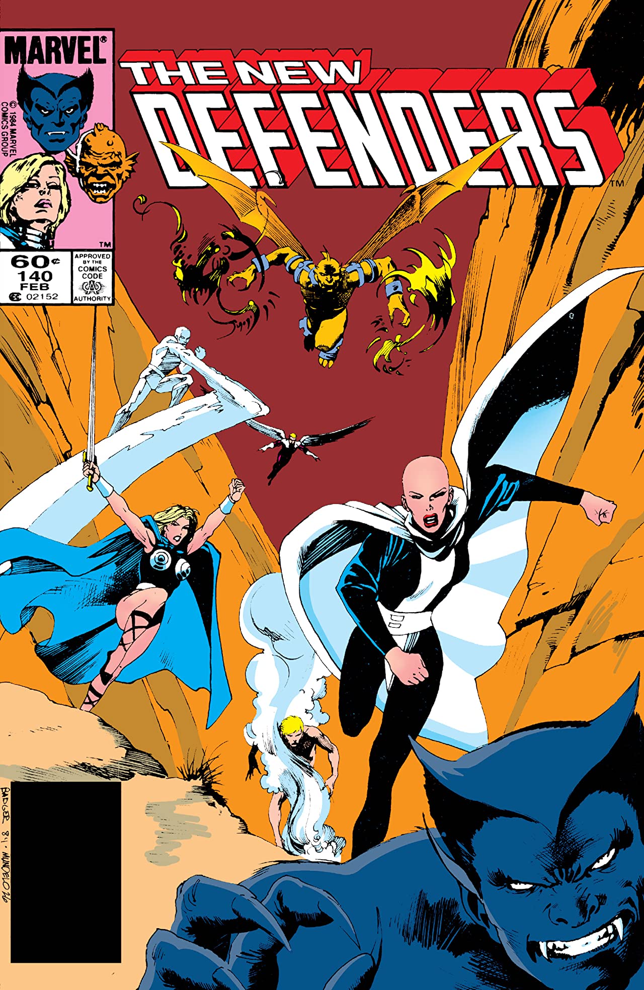 The Defenders (1972) #140 cover
