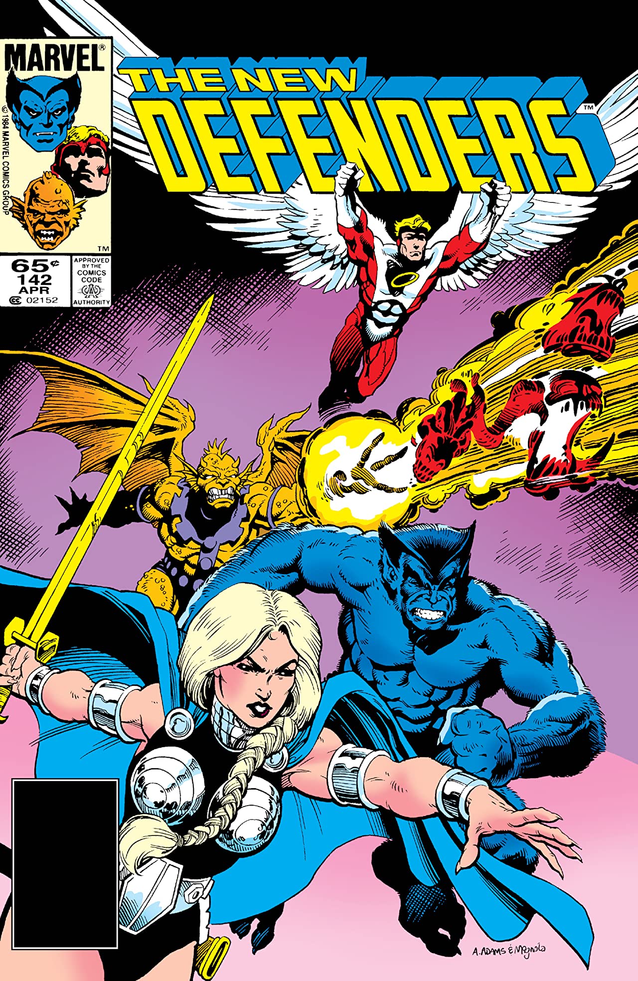 The Defenders (1972) #142 cover