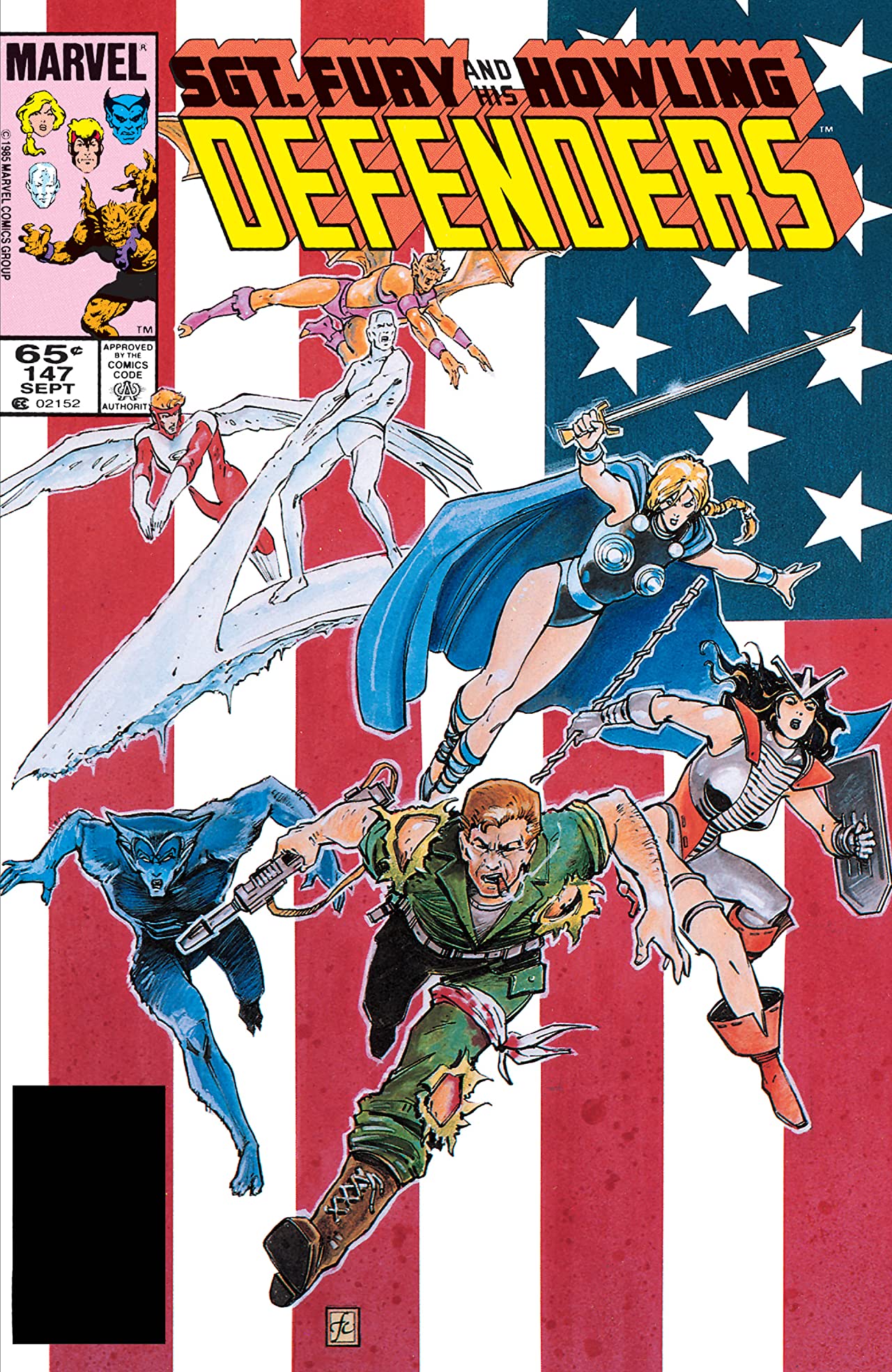 The Defenders (1972) #147 cover