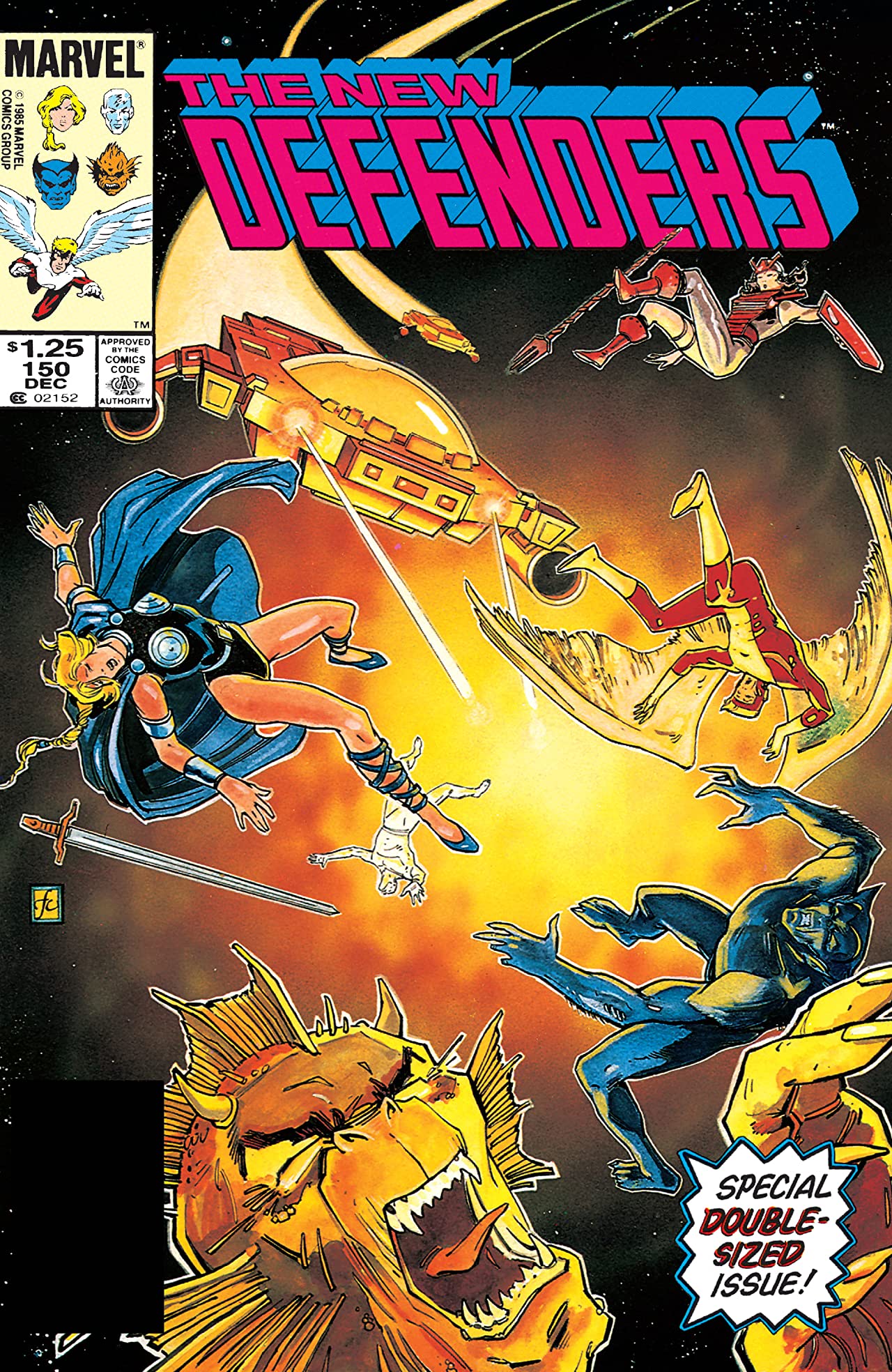 The Defenders (1972) #150 cover