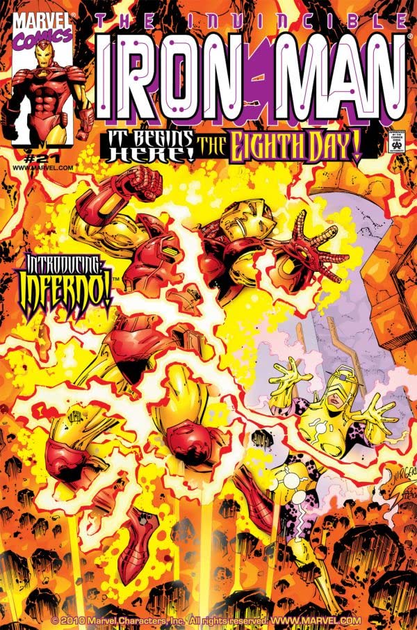 Iron Man (1998) #21 cover