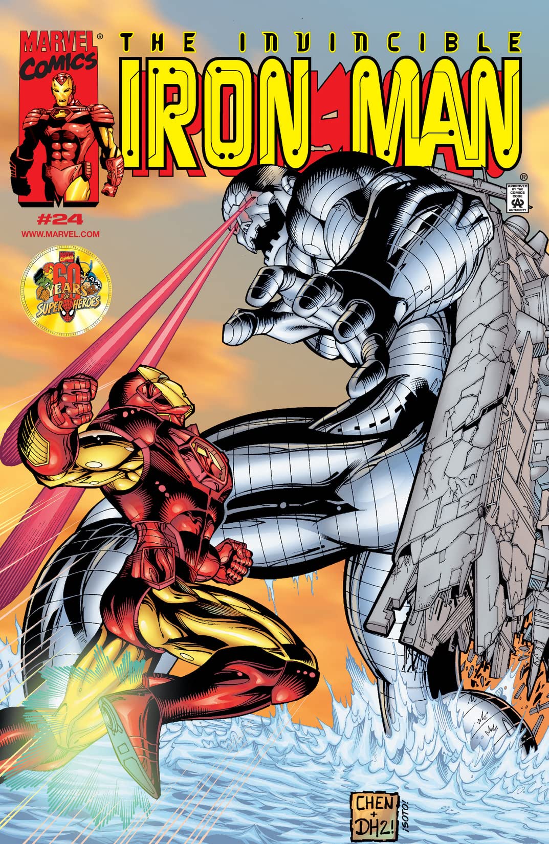 Iron Man (1998) #24 cover