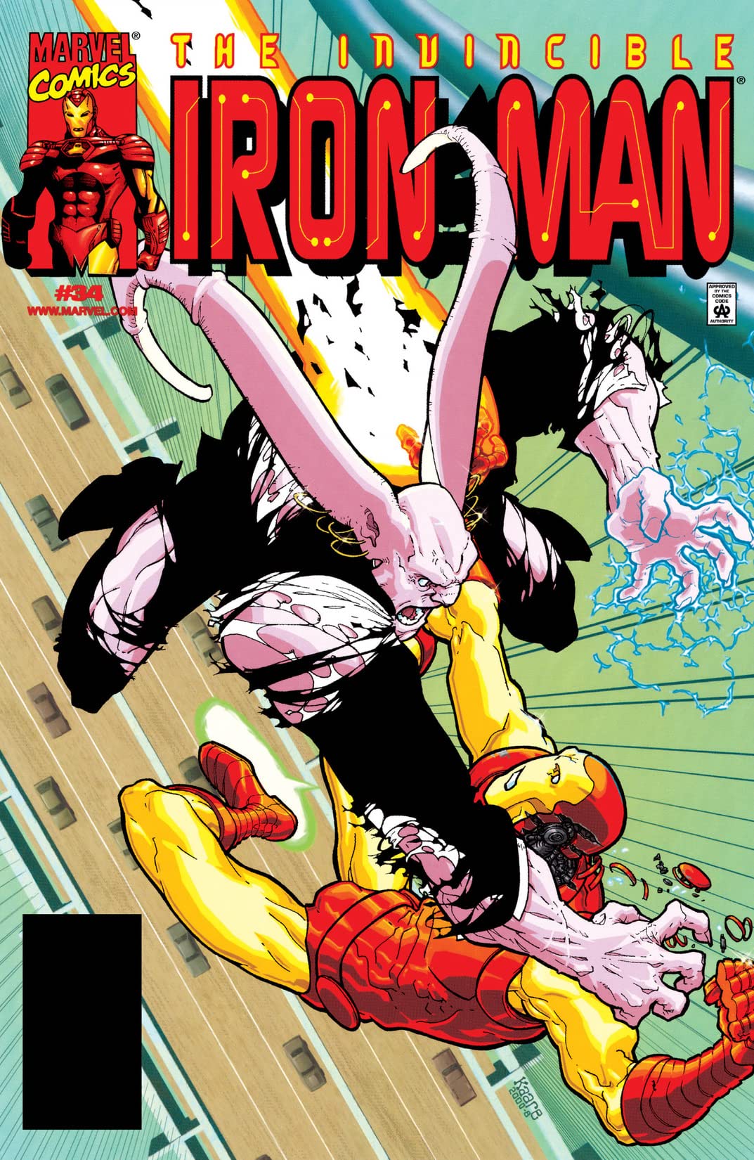 Iron Man (1998) #34 cover