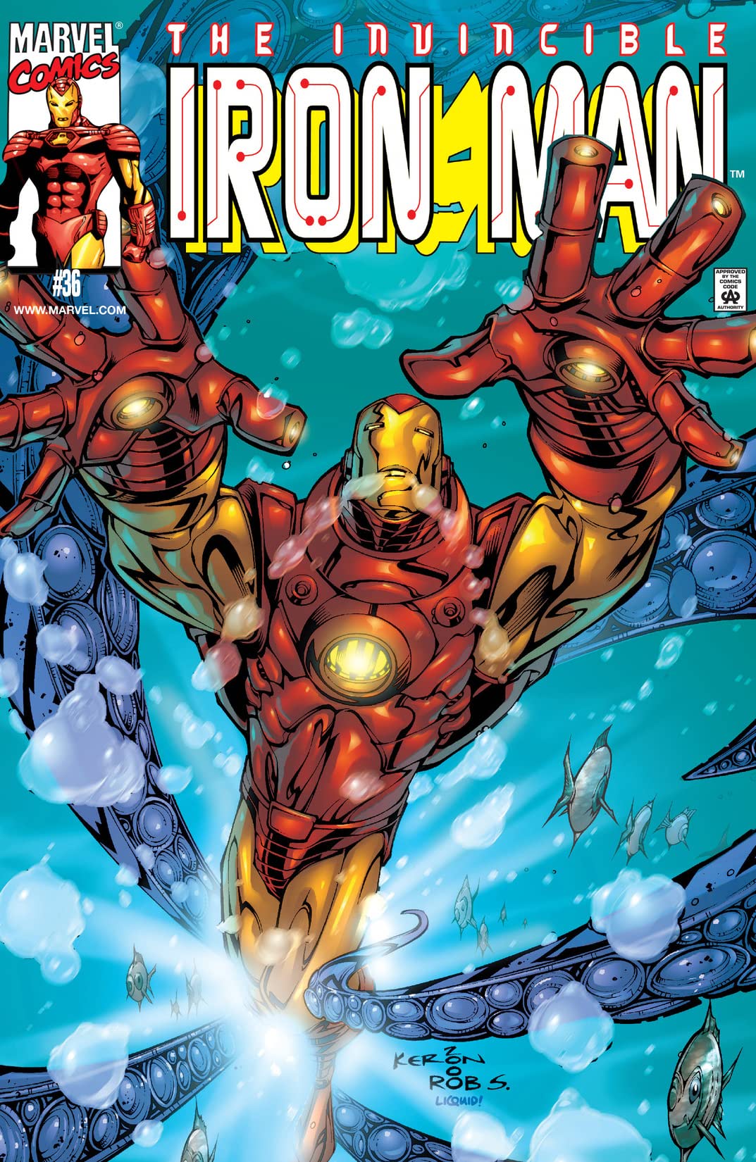 Iron Man (1998) #36 cover