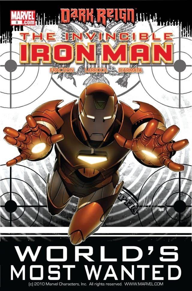 Invincible Iron Man (2008) #8 cover