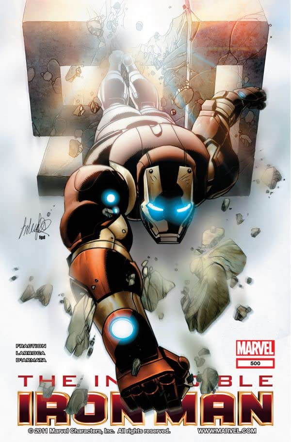 Invincible Iron Man (2008) #500 cover