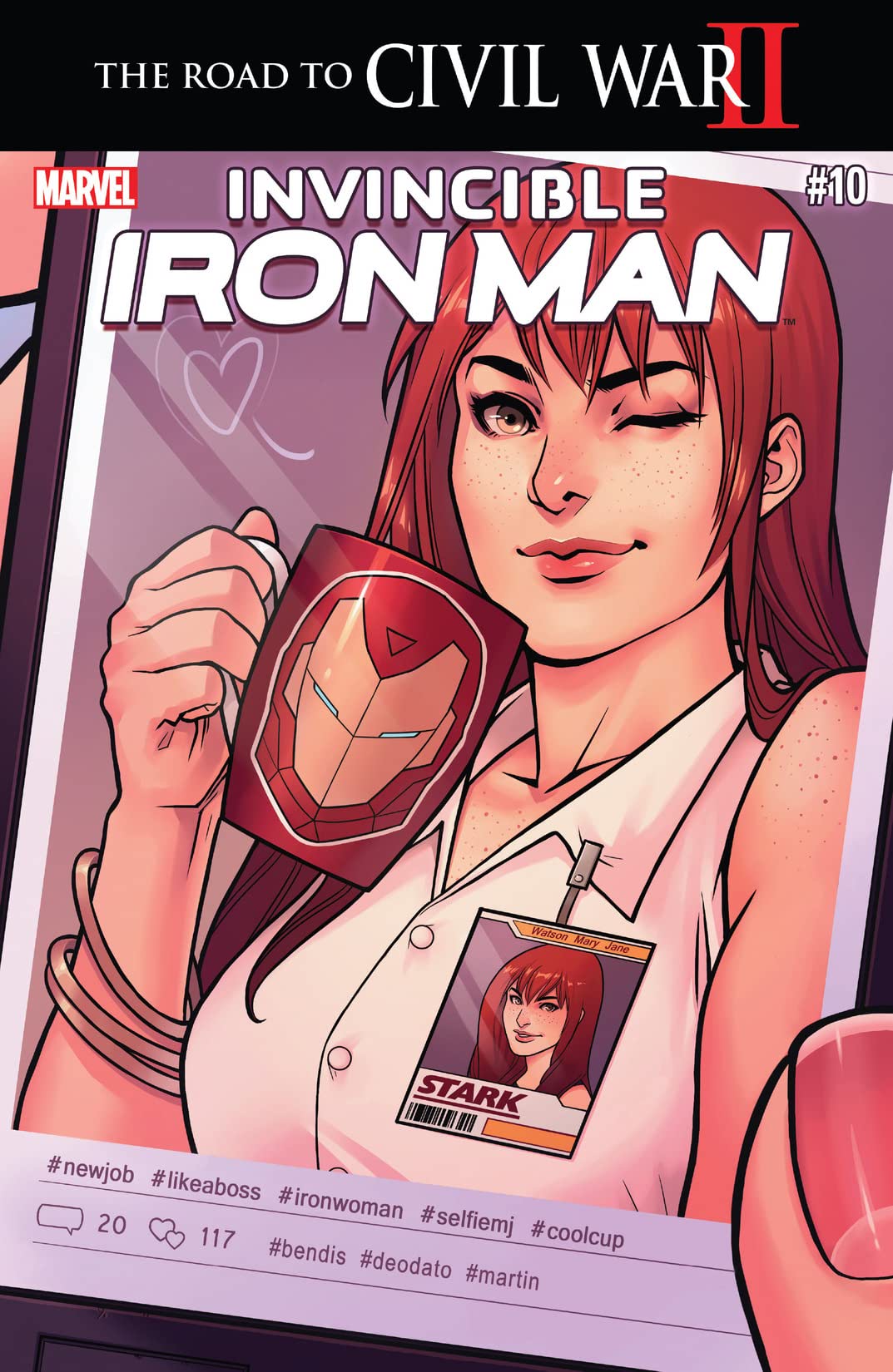 Invincible Iron Man (2015) #10 cover