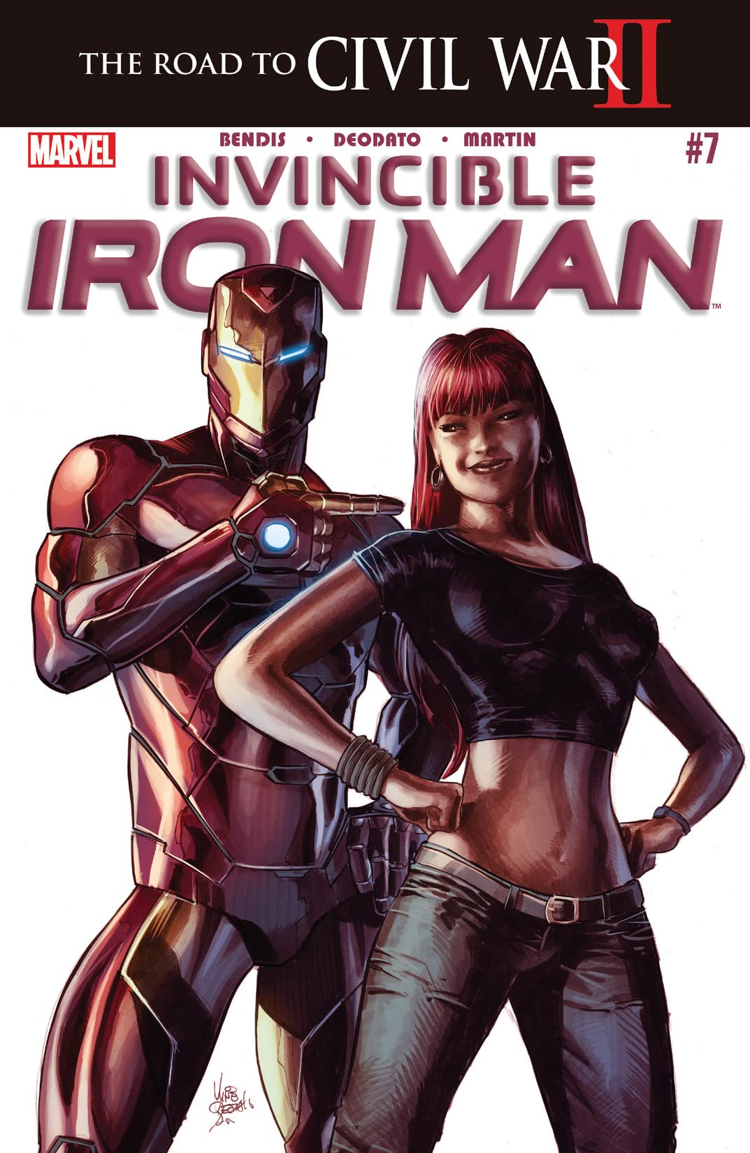 Invincible Iron Man (2015) #7 cover