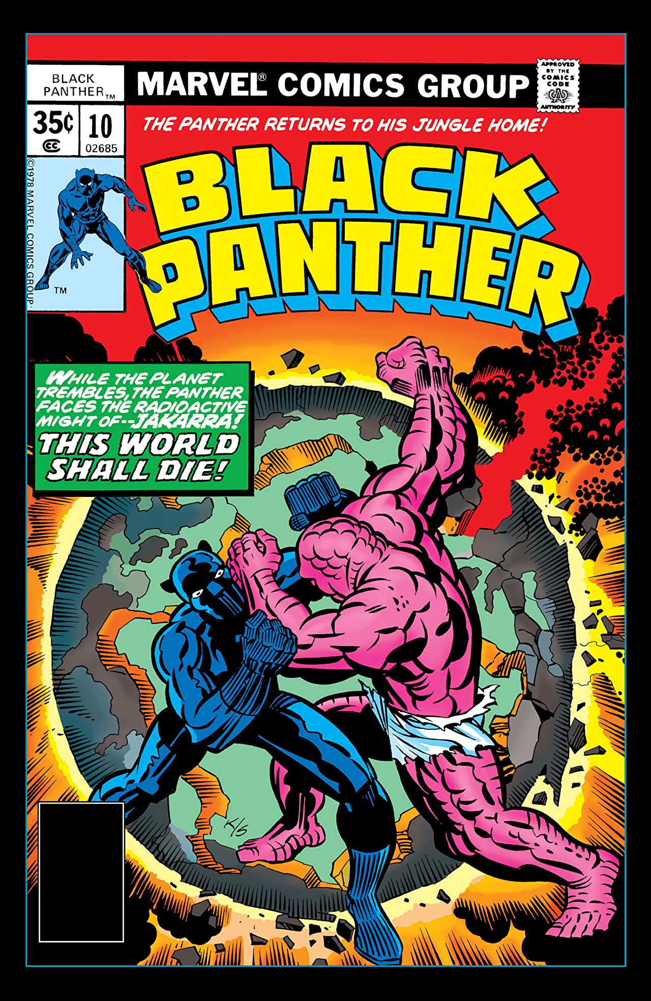Black Panther (1977) #10 cover