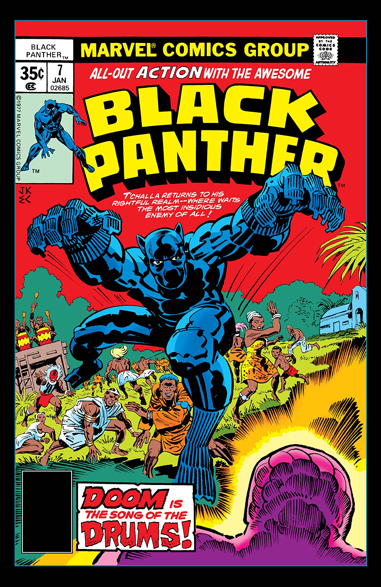 Black Panther (1977) #7 cover