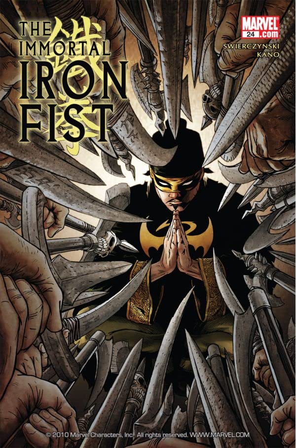 The Immortal Iron Fist (2007) #24 cover