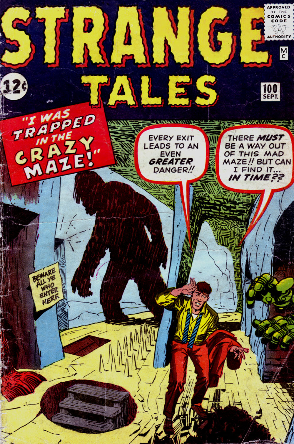 Cover of Strange Tales #100