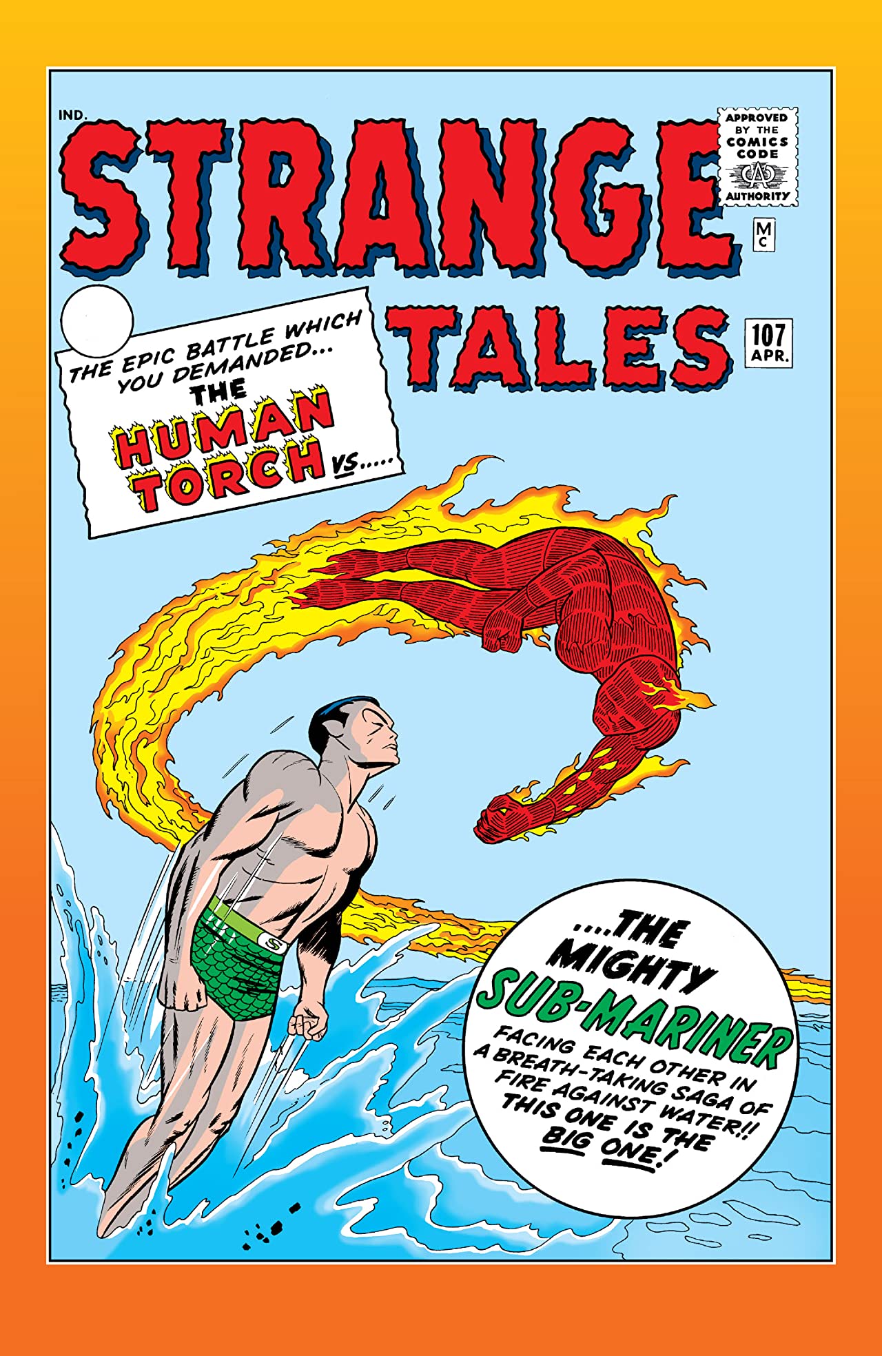 Cover of Strange Tales #107