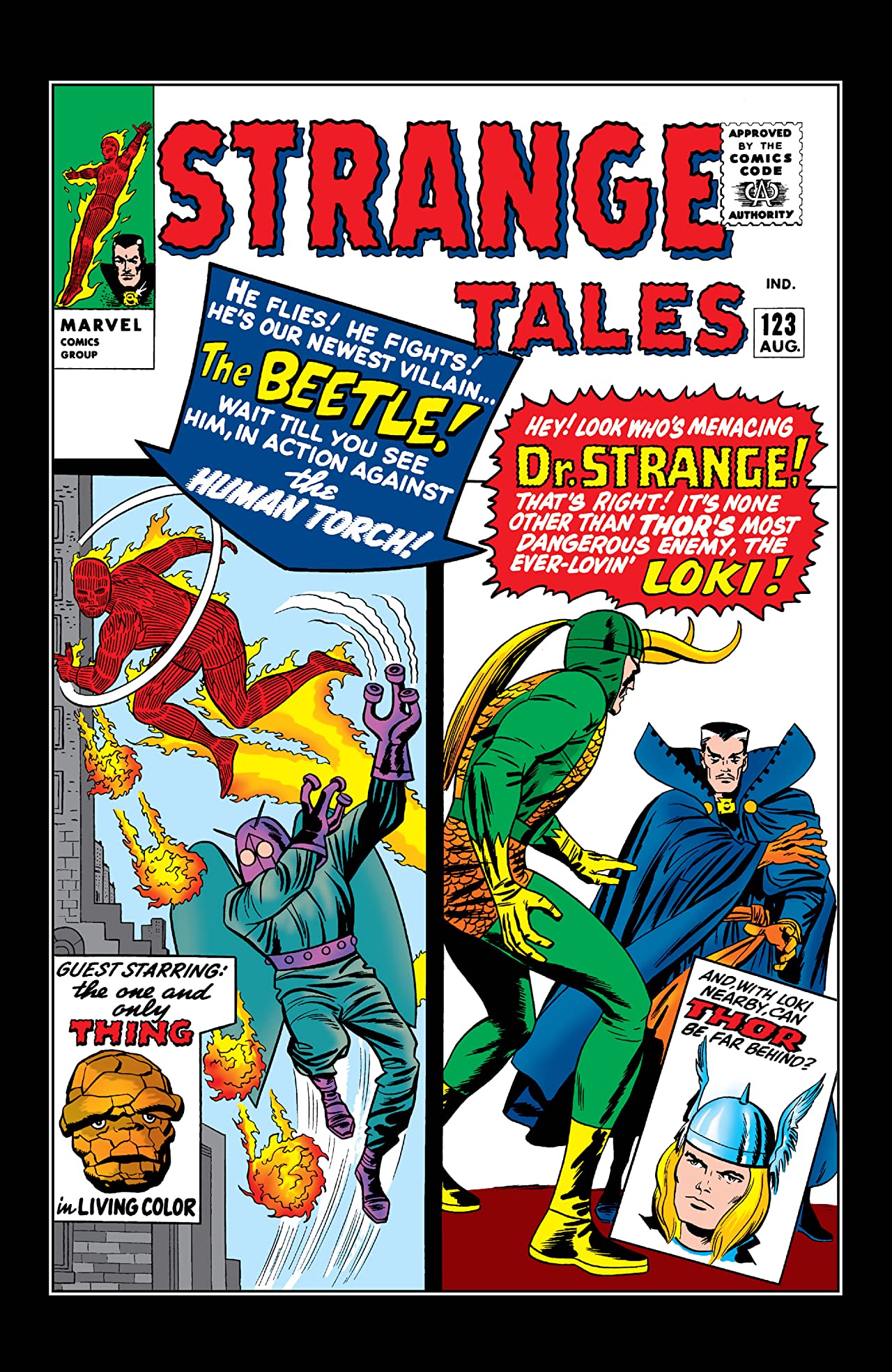Cover of Strange Tales #123