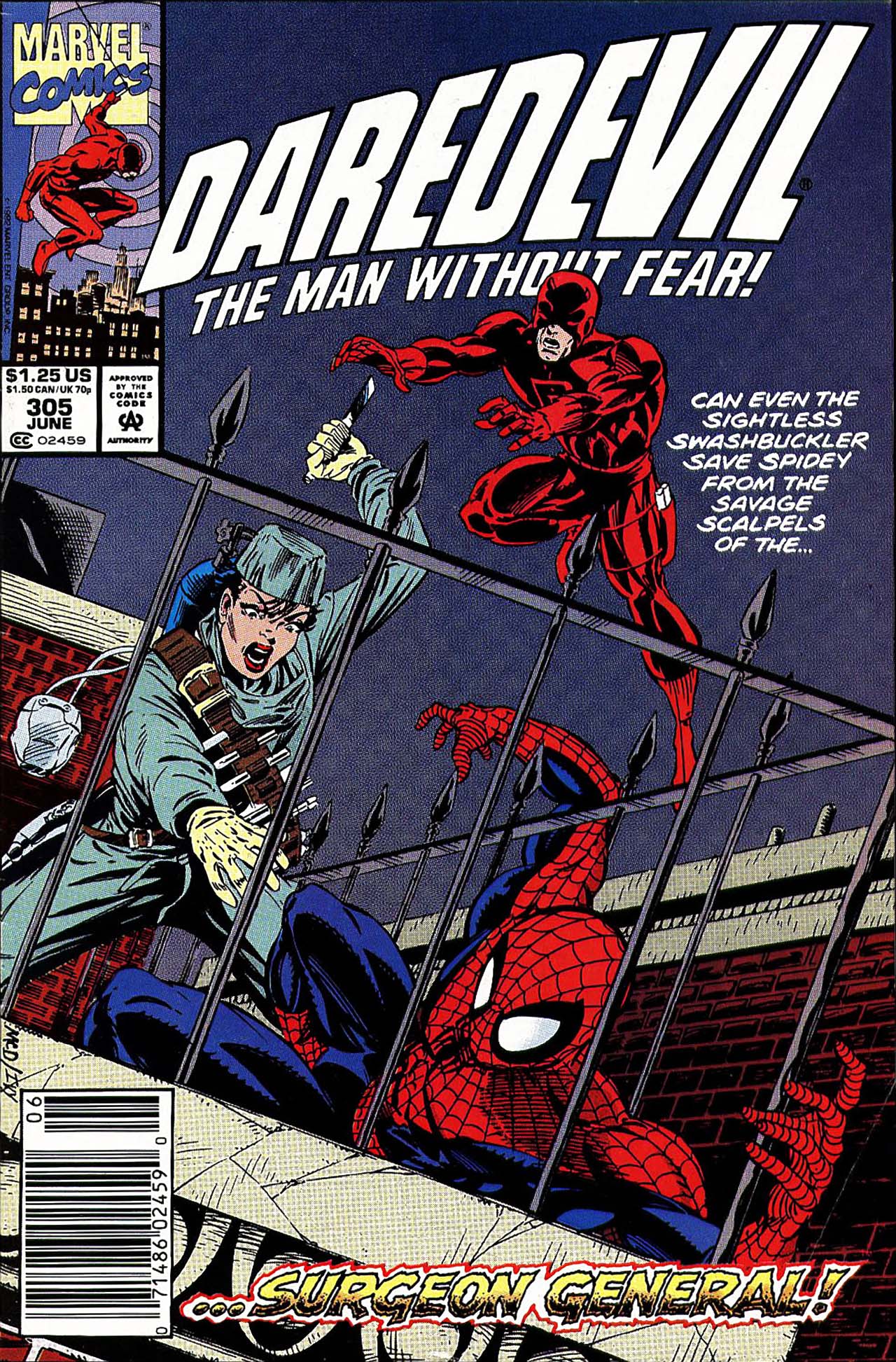 Daredevil (1964) #305 cover