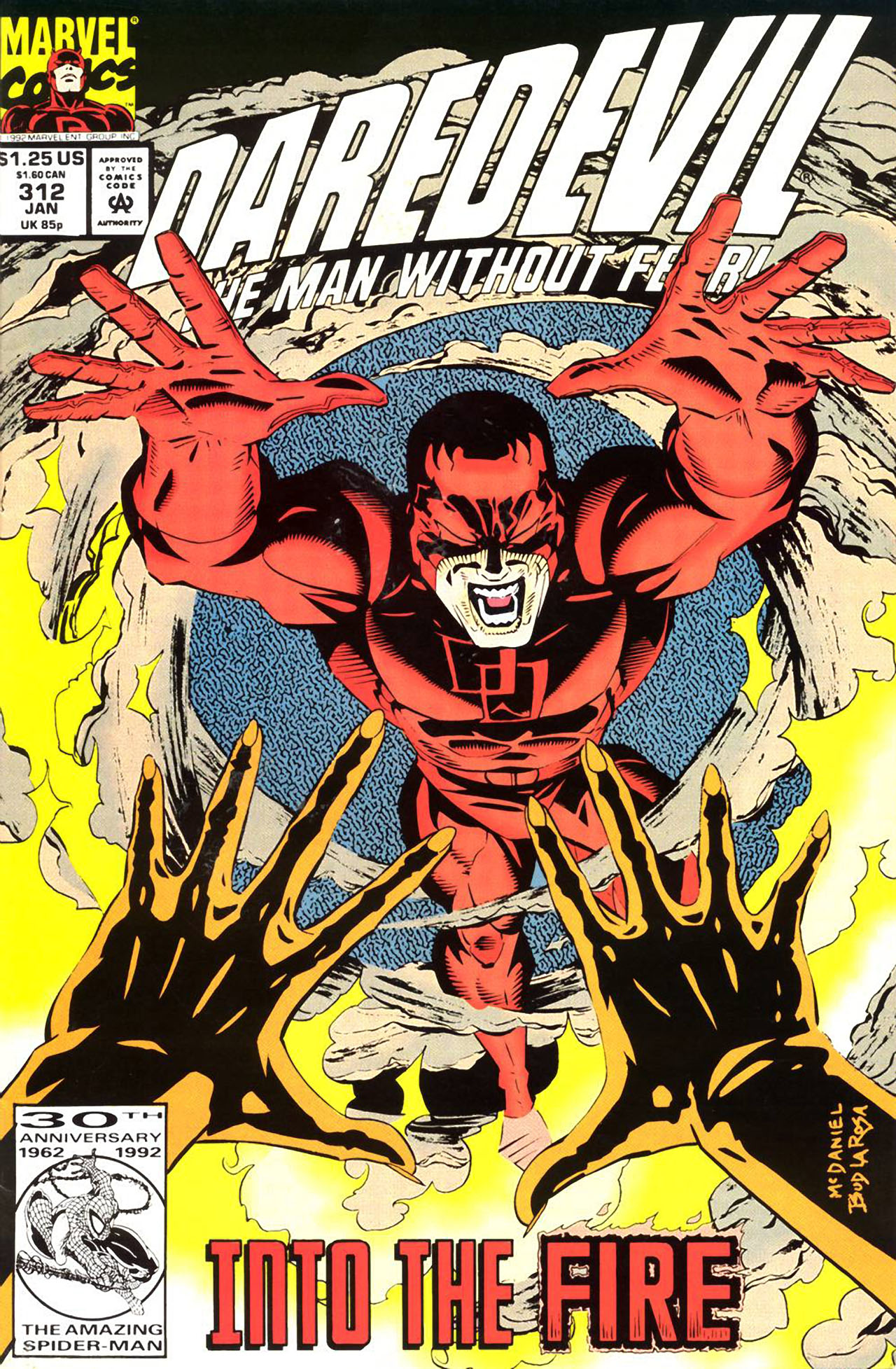 Daredevil (1964) #312 cover